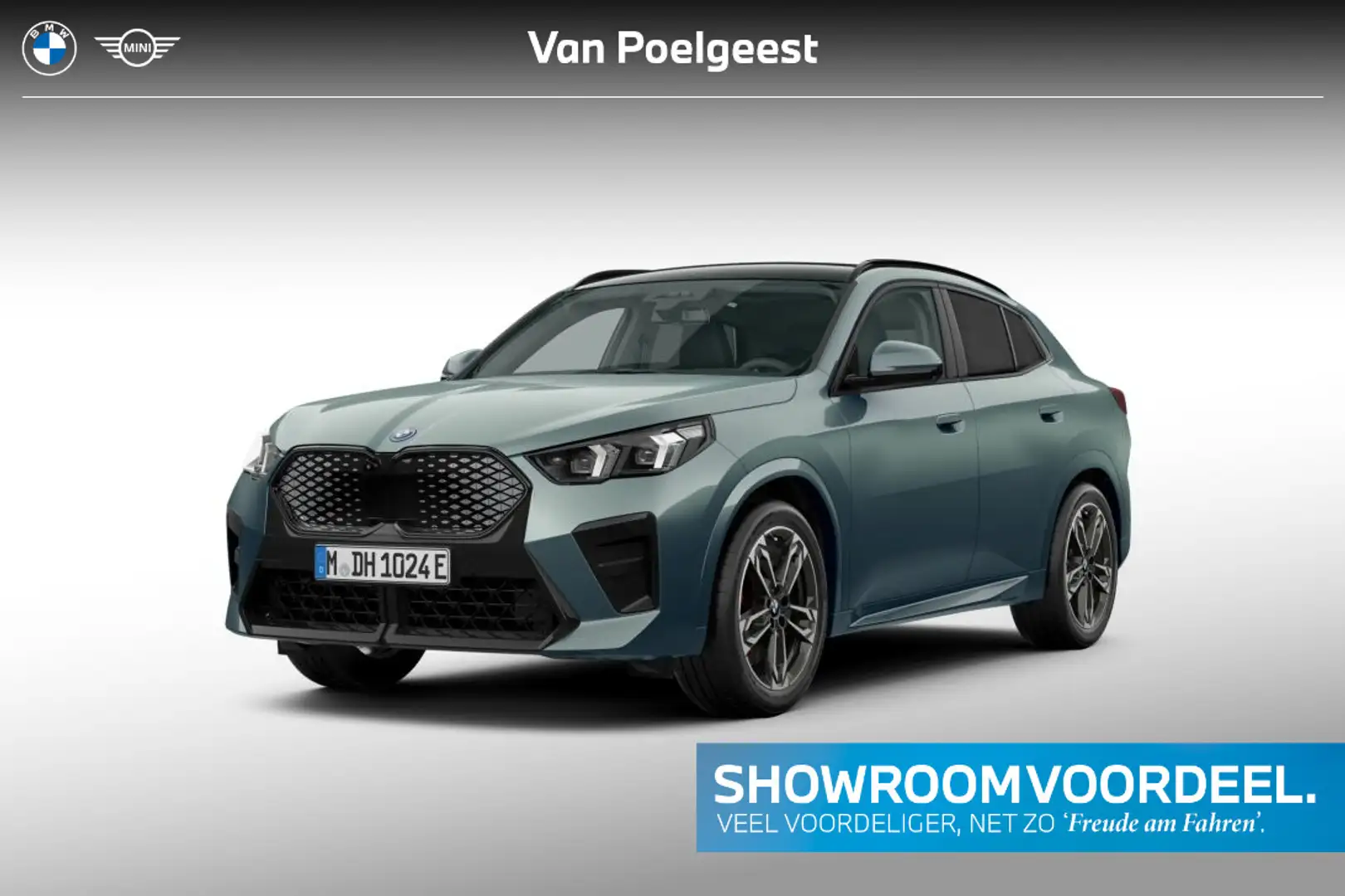 BMW iX2 eDrive20 M Sport Edition | M Sport Pro | Innovatio Grün - 1