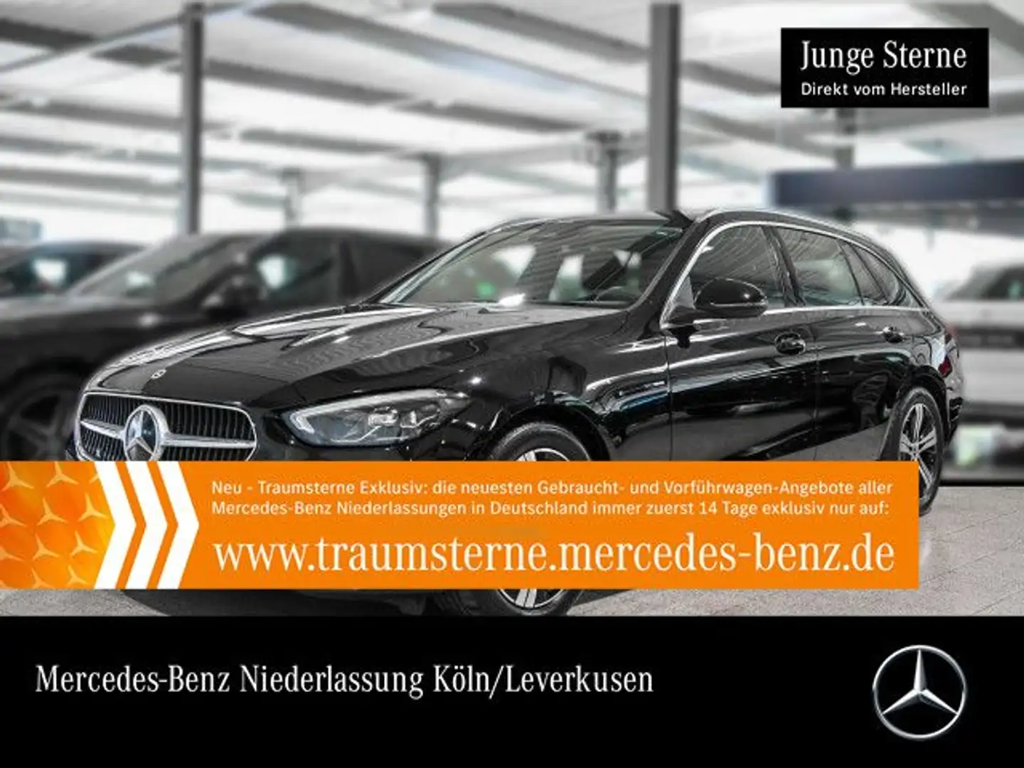 Mercedes-Benz C 200 d T AVANTG+LED+KAMERA+TOTW+KEYLESS+9G Black - 1