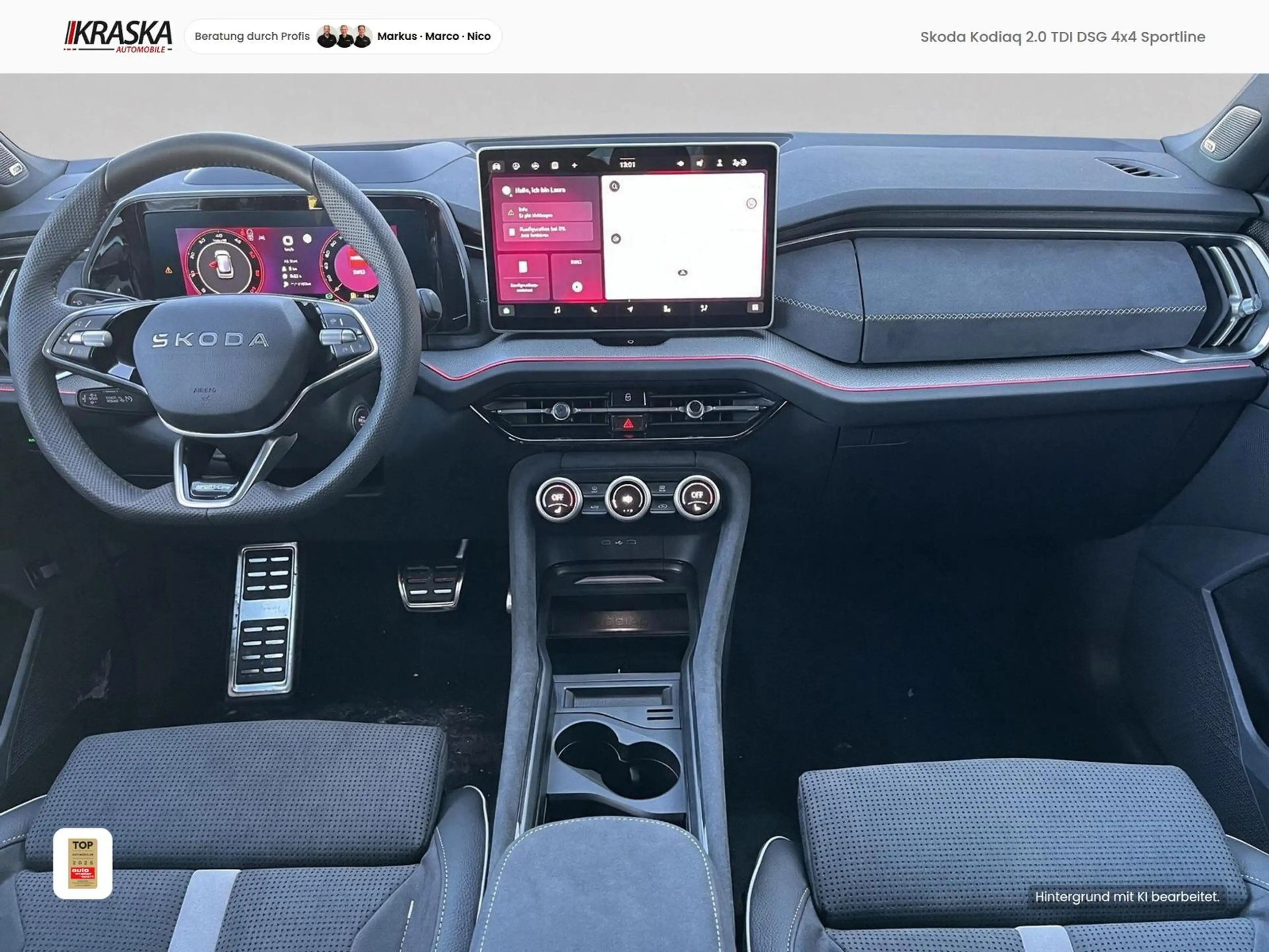 Skoda Kodiaq 2.0 TDI DSG 4x4 Sportline AHK Matrix PANO — photo 3