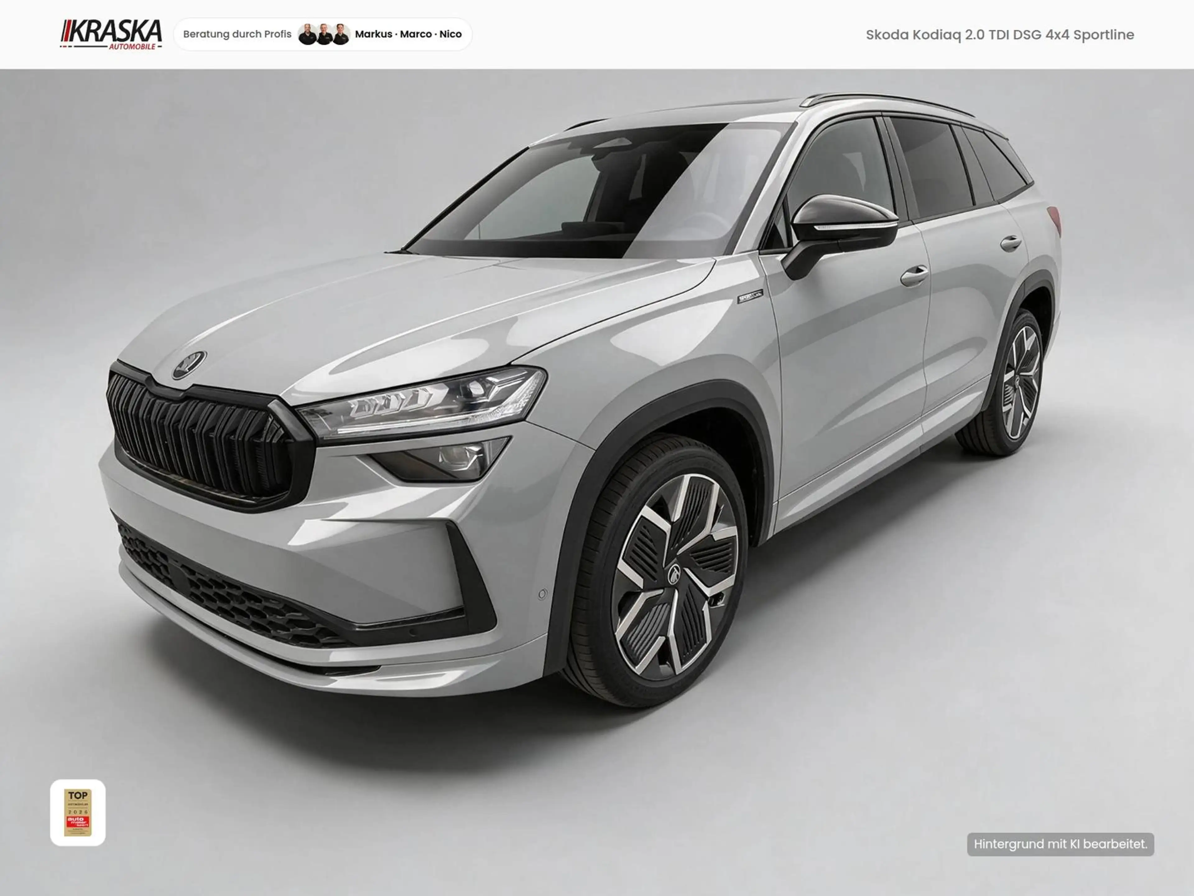 Skoda Kodiaq 2.0 TDI DSG 4x4 Sportline AHK Matrix PANO