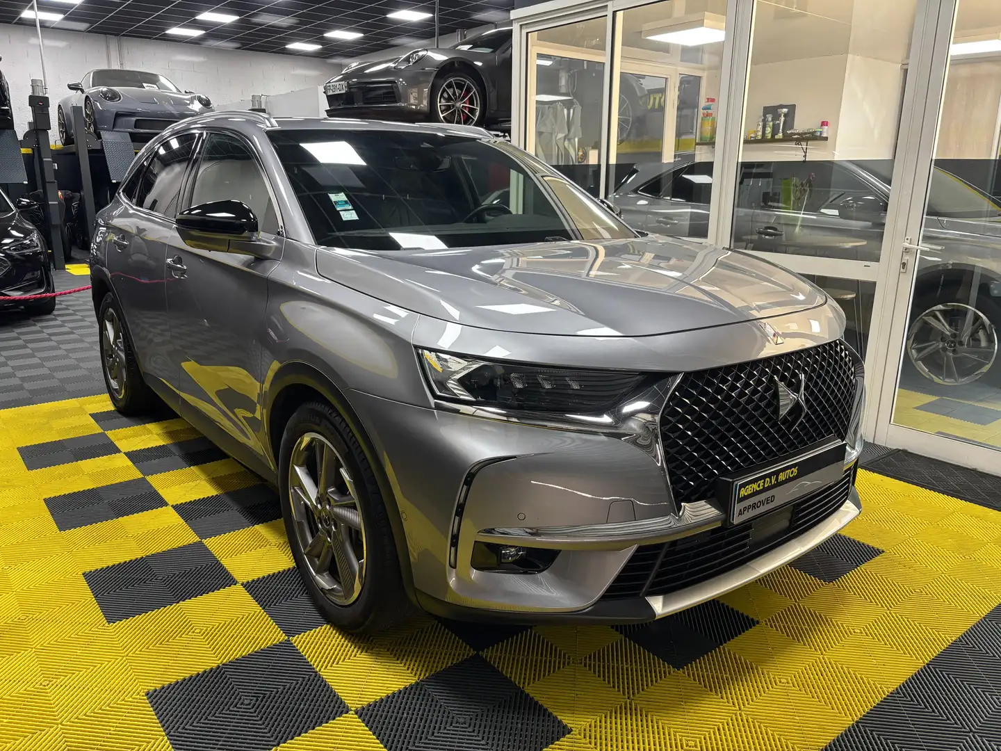 DS Automobiles DS 7 Crossback DS7 Crossback 225 EAT8 Grand Chic RIVOLI Gris - 1