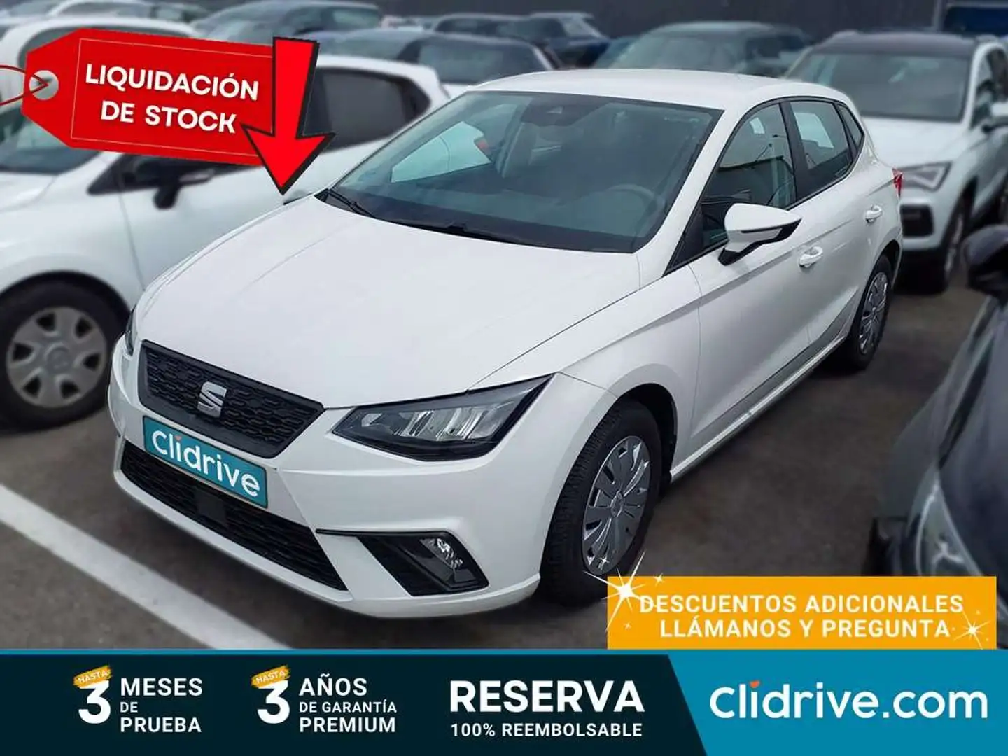 SEAT Ibiza 1.0 MPI S&S Reference 80 Blanco - 1