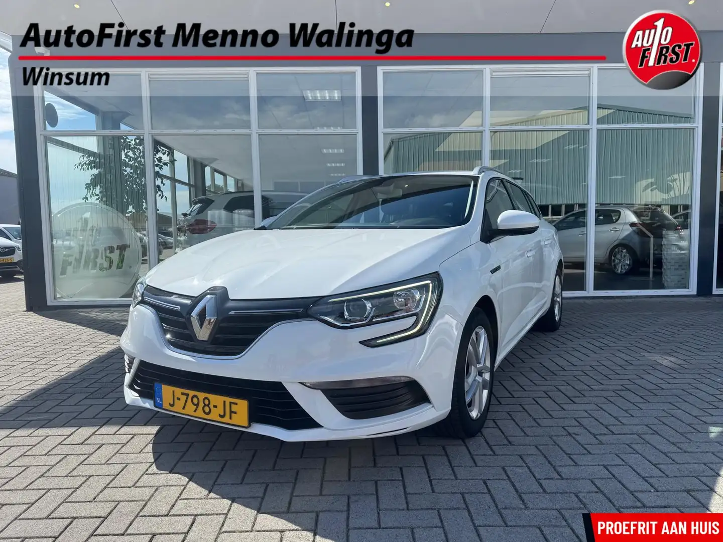 Renault Megane Estate 1.3 TCe Zen|Cruise|Navi|Airco| Weiß - 1
