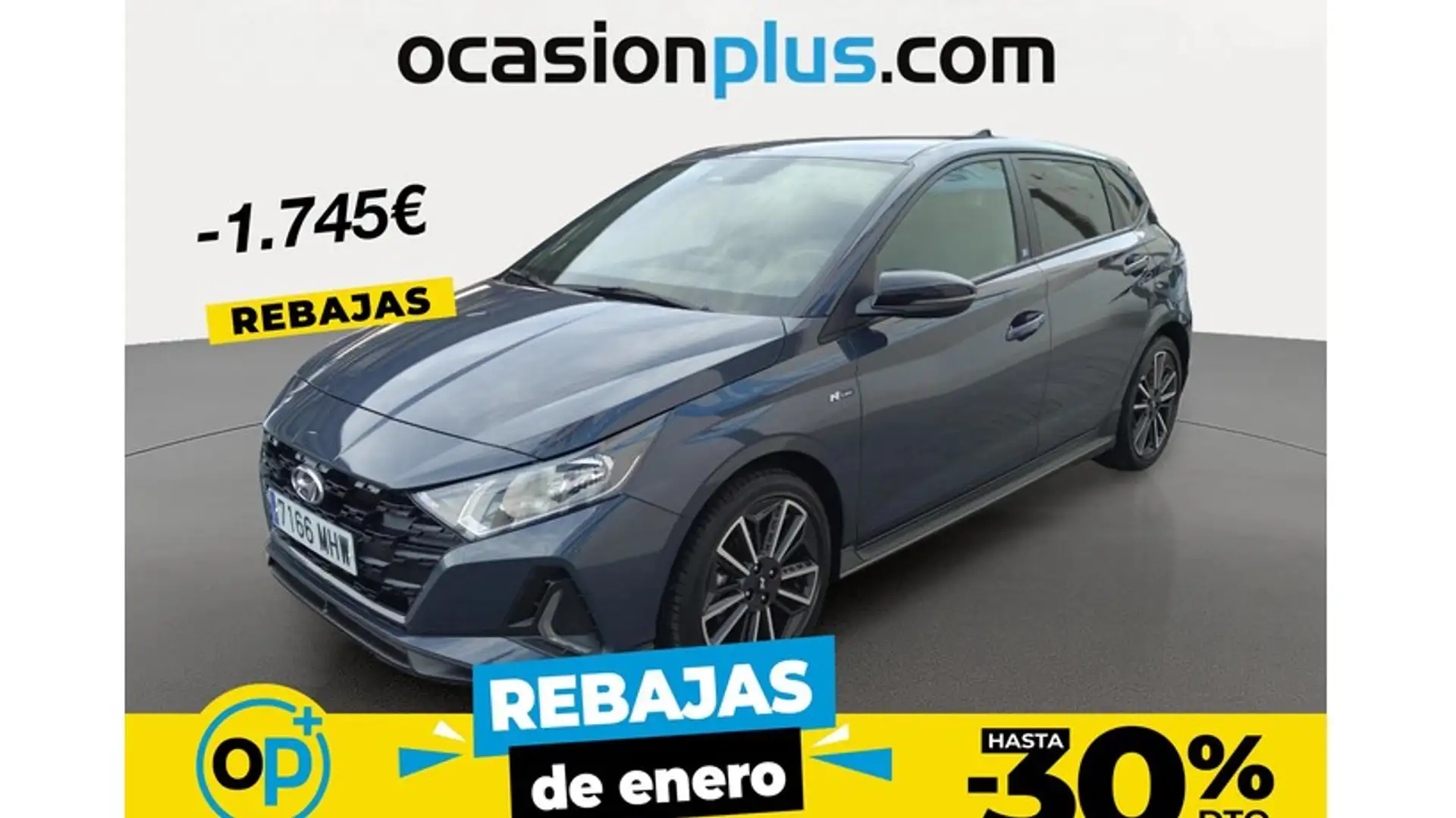 Hyundai i20 1.2 MPI Nline 30 Aniversario Gris - 1