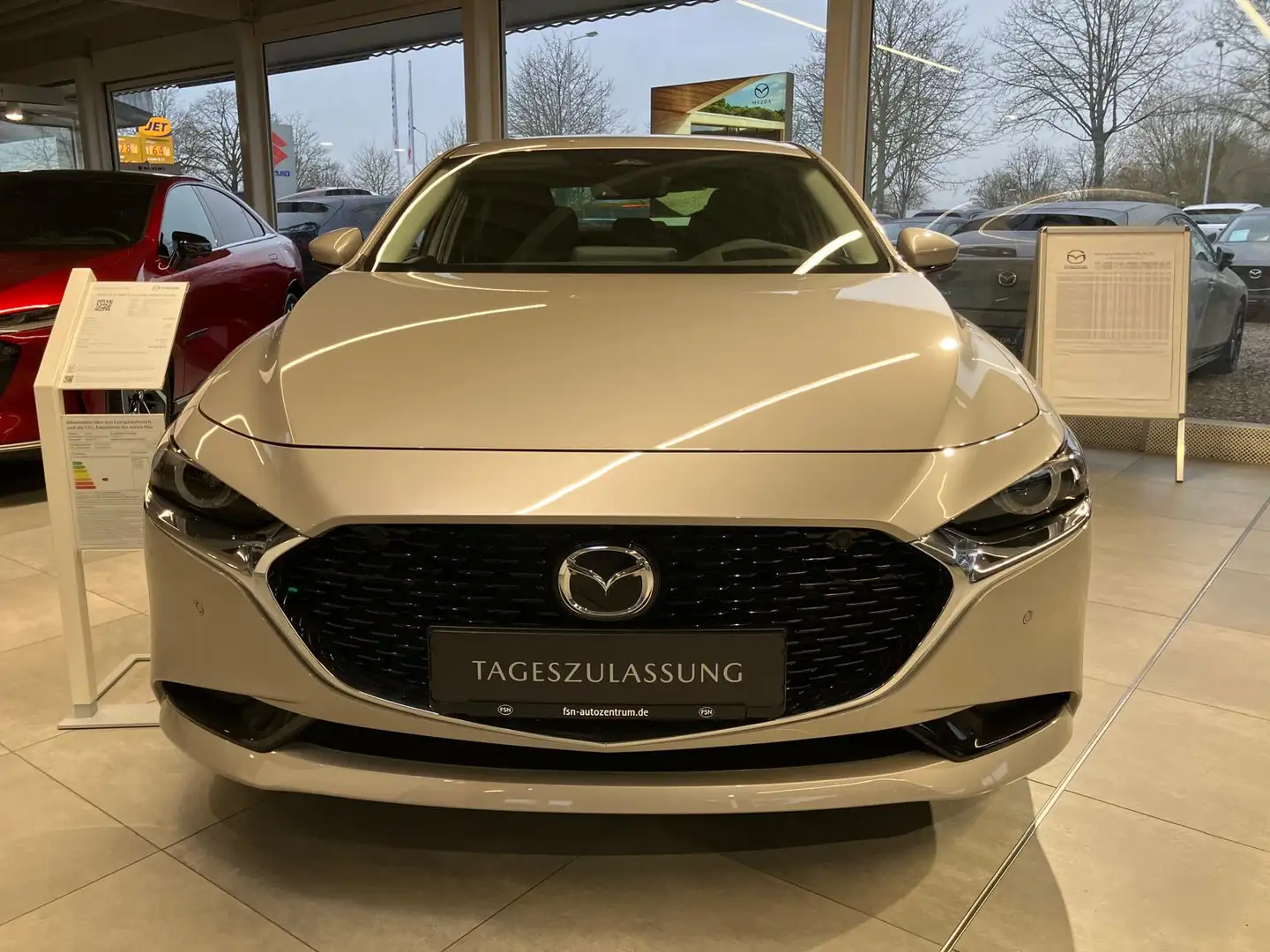 Mazda 3 2.5L 140PS Exclusive-line TAGESZULASSUNG Beige - 2