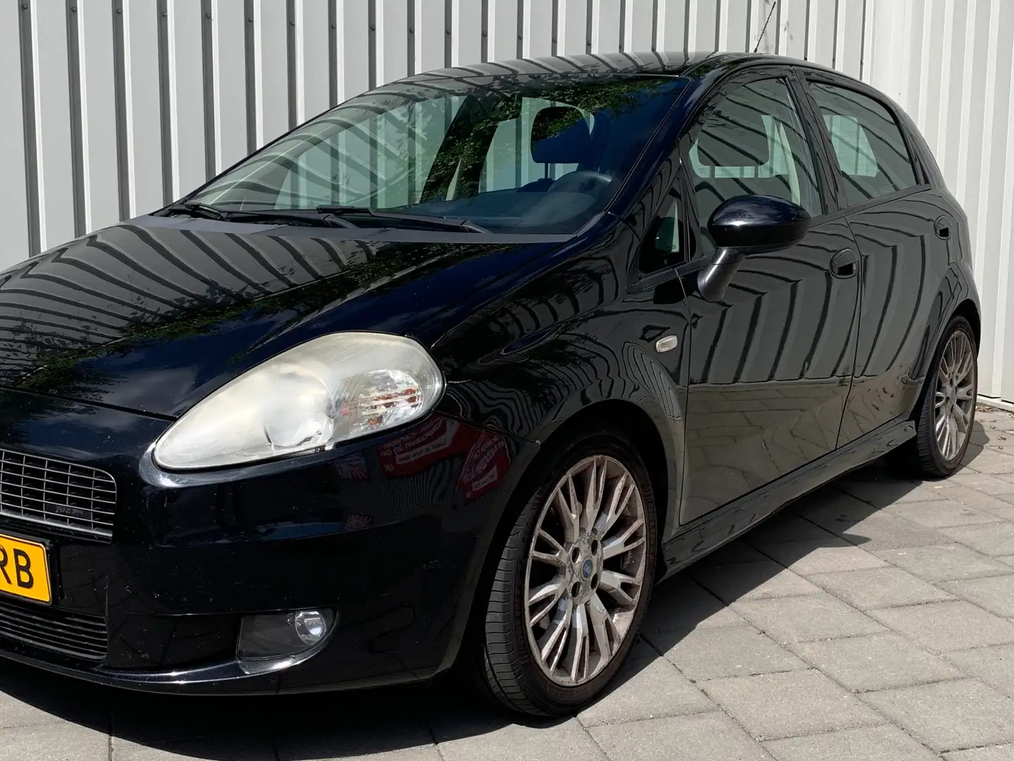 Fiat Grande Punto 1.4-16V Sport|Climate Control| Zwart - 2
