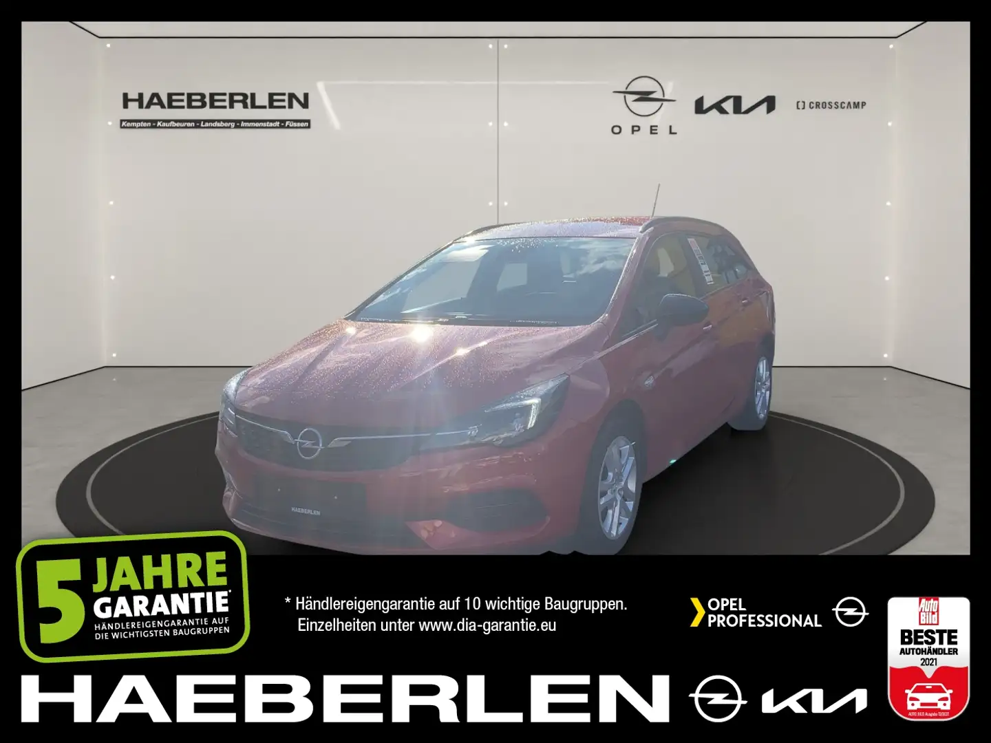 Opel Astra K ST 1.2 Turbo *LED Sitz-/Lkrdh. PDC v+h* Červená - 1