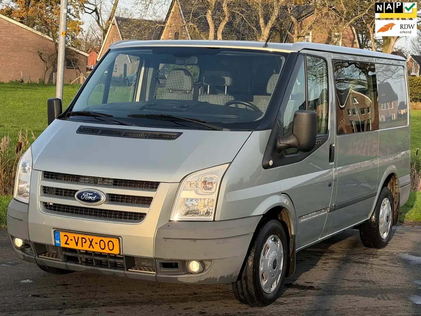 Ford Transit 260S 2.2 TDCI Ambiente DC 6Pers | Nap | Airco Netj - 1