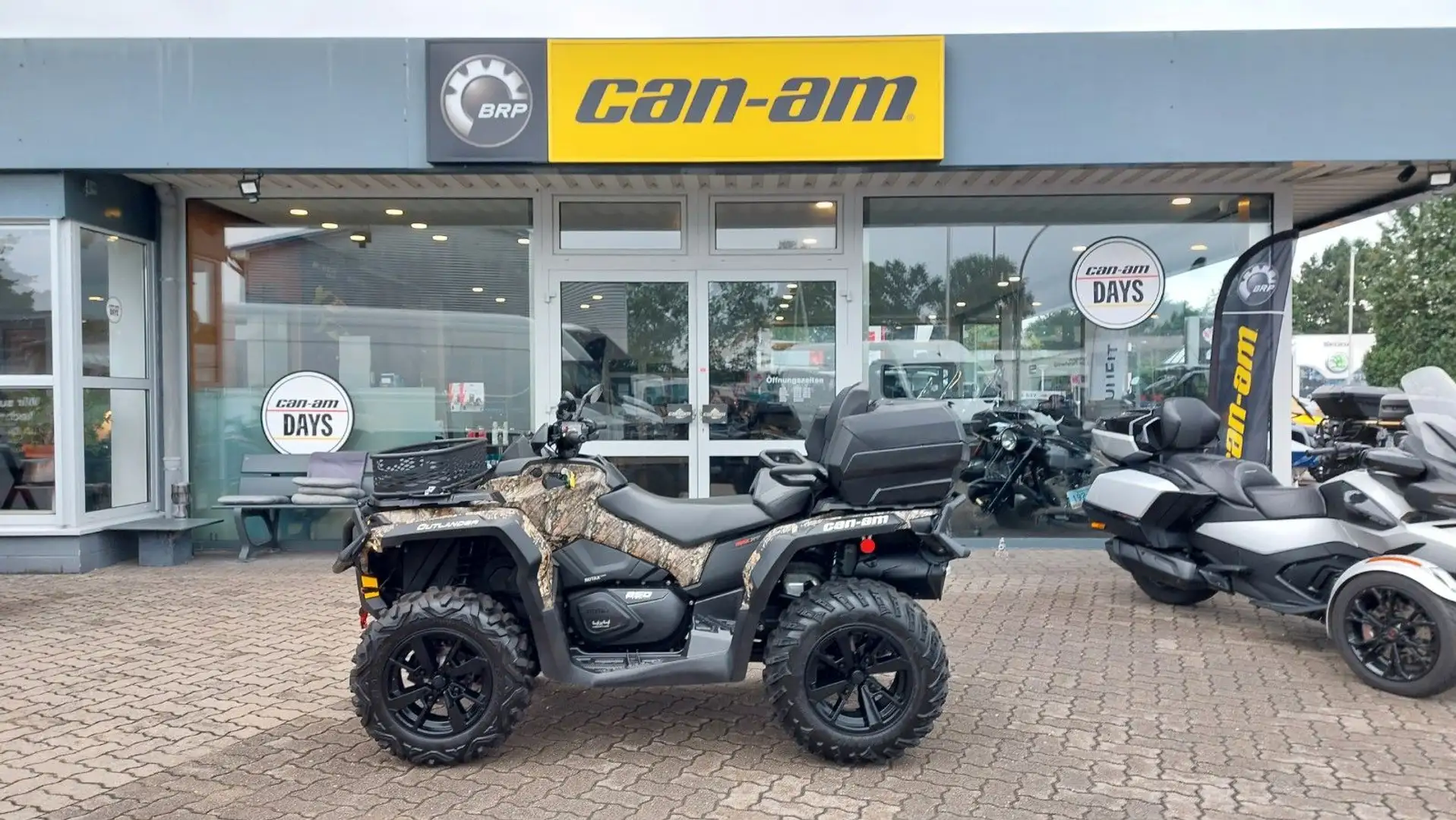 Can-Am Outlander 650 MAX XT LOF  1. Hand camouflage Чёрный - 2