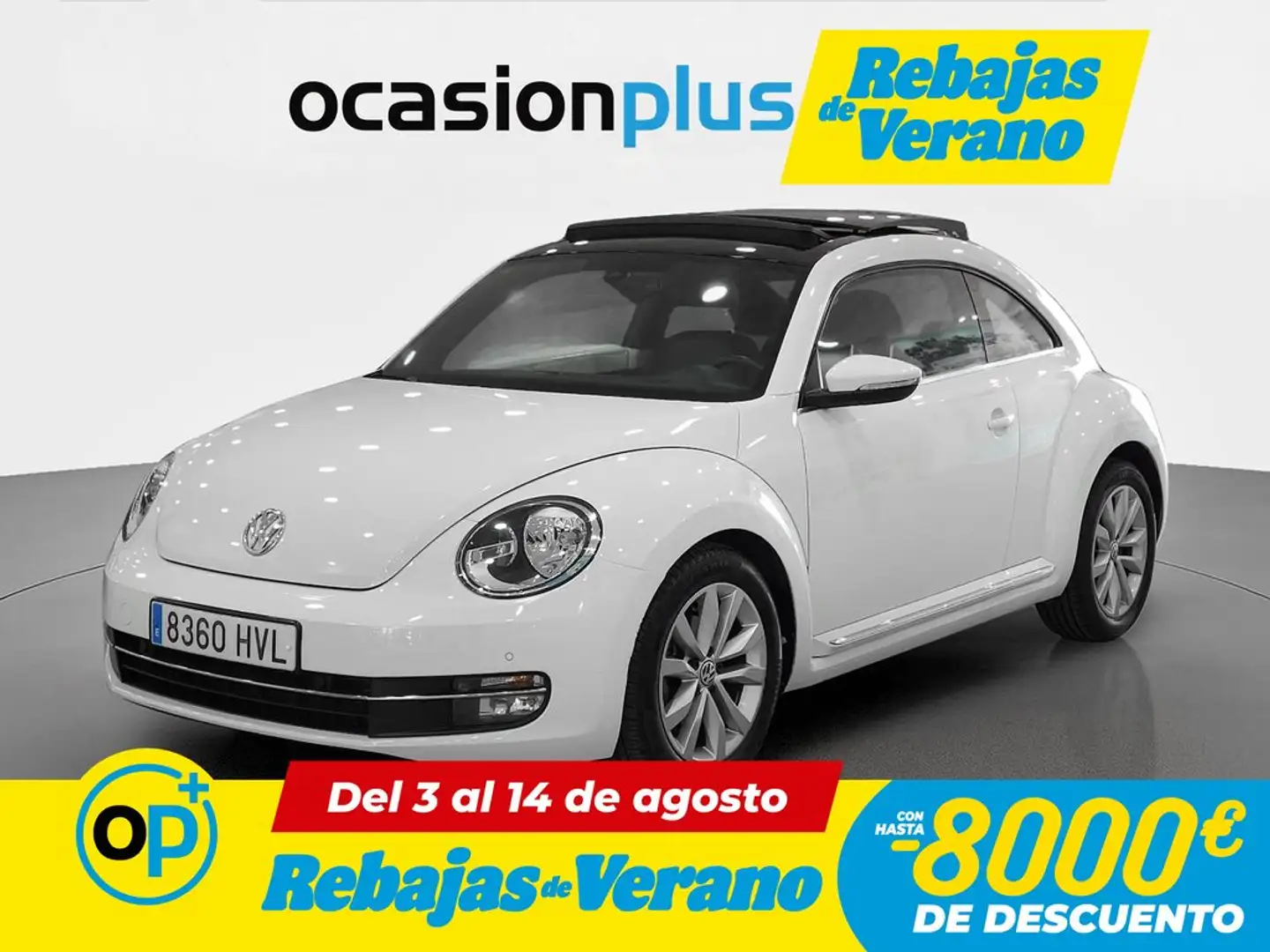 Volkswagen Beetle 1.6TDI Design 105 Blanco - 1