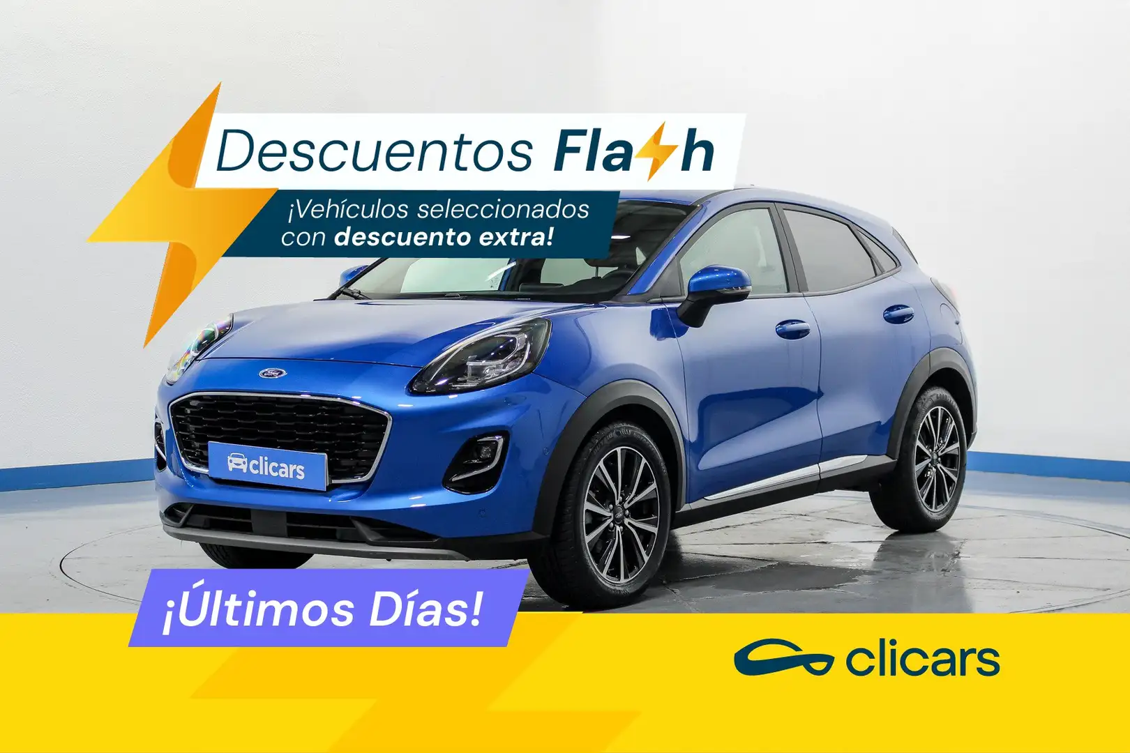 Ford Puma 1.0 EcoBoost MHEV Titanium Aut. 125 Azul - 1