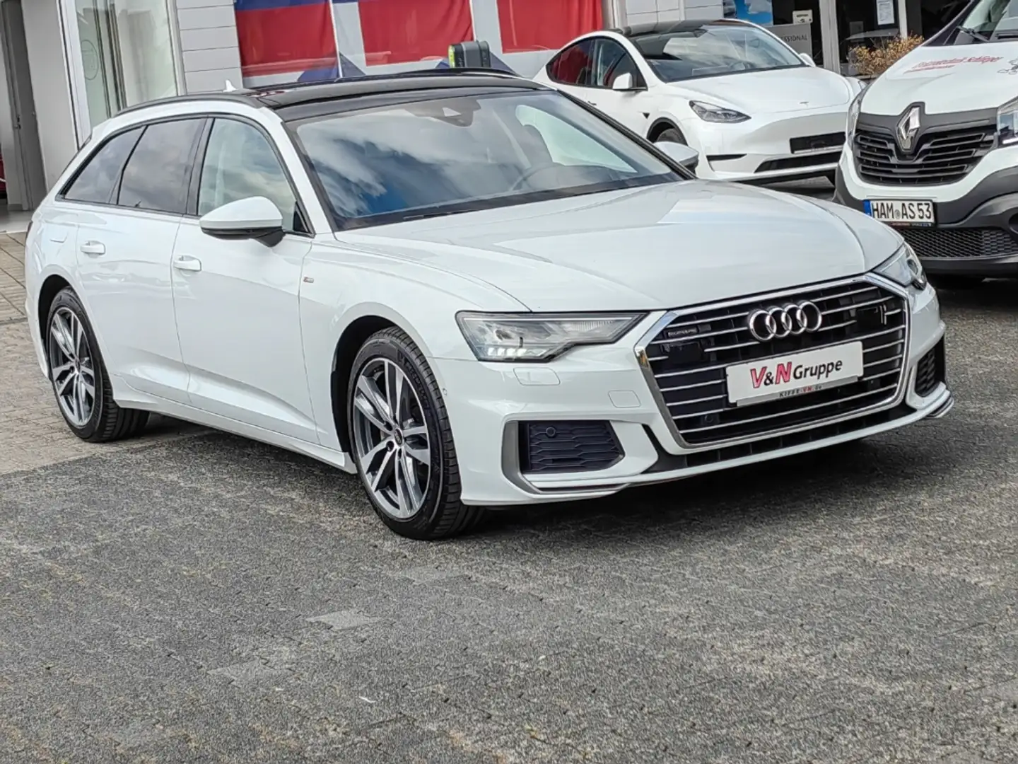 Audi A6 Avant 40 TDI quattro 2.0 S line Pano AHK HuD Blanco - 2