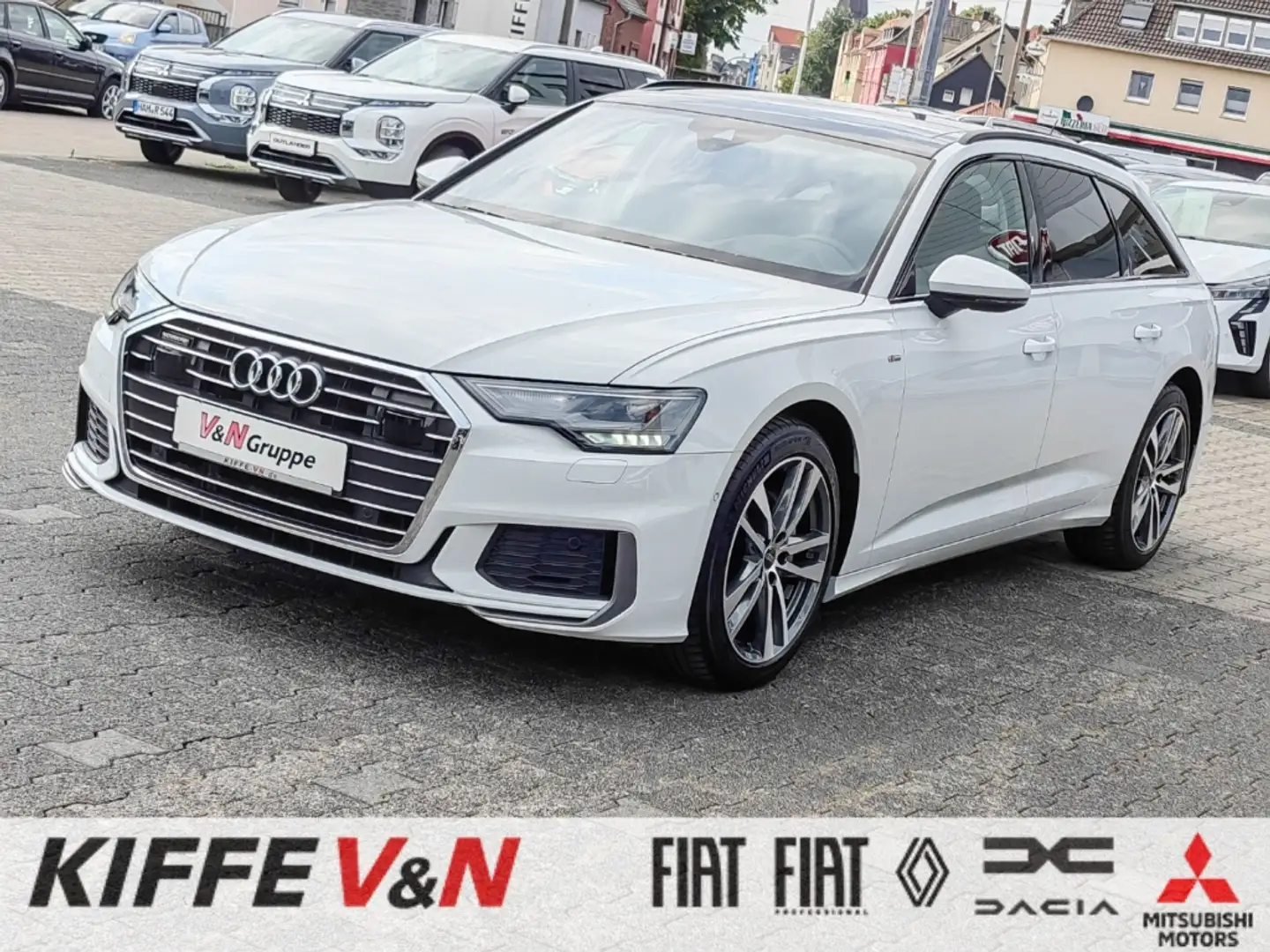 Audi A6 Avant 40 TDI quattro 2.0 S line Pano AHK HuD Blanco - 1