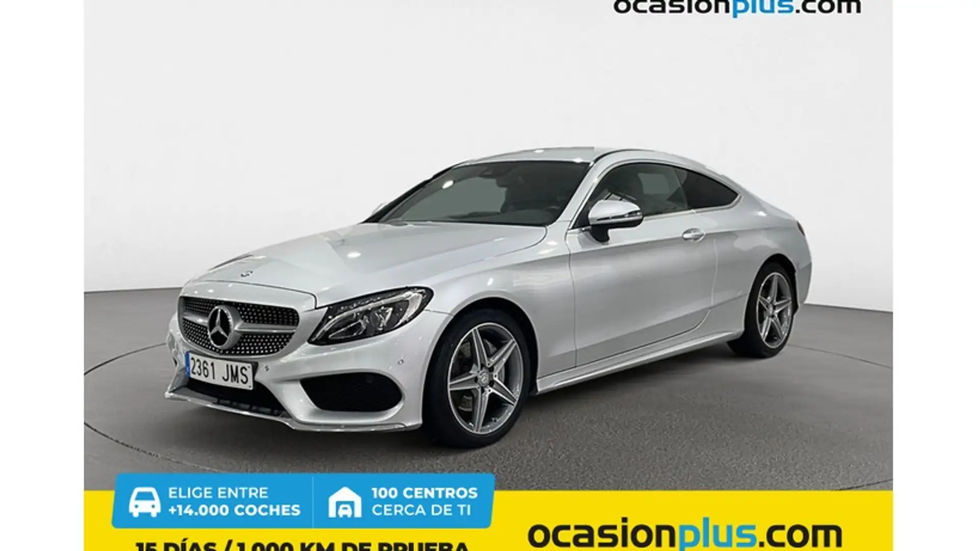 Mercedes-Benz C 220 Coupé 220d 9G-Tronic Argent - 1