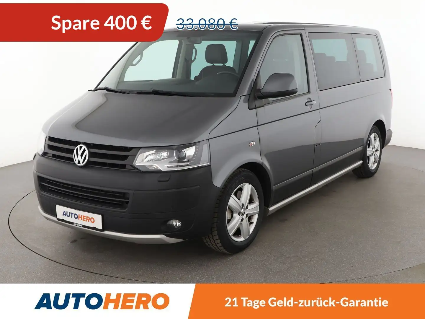Volkswagen T5 Multivan 2.0 TDI PanAmericana 4Motion Aut.*NAVI*PDC*SHZ* Grau - 1