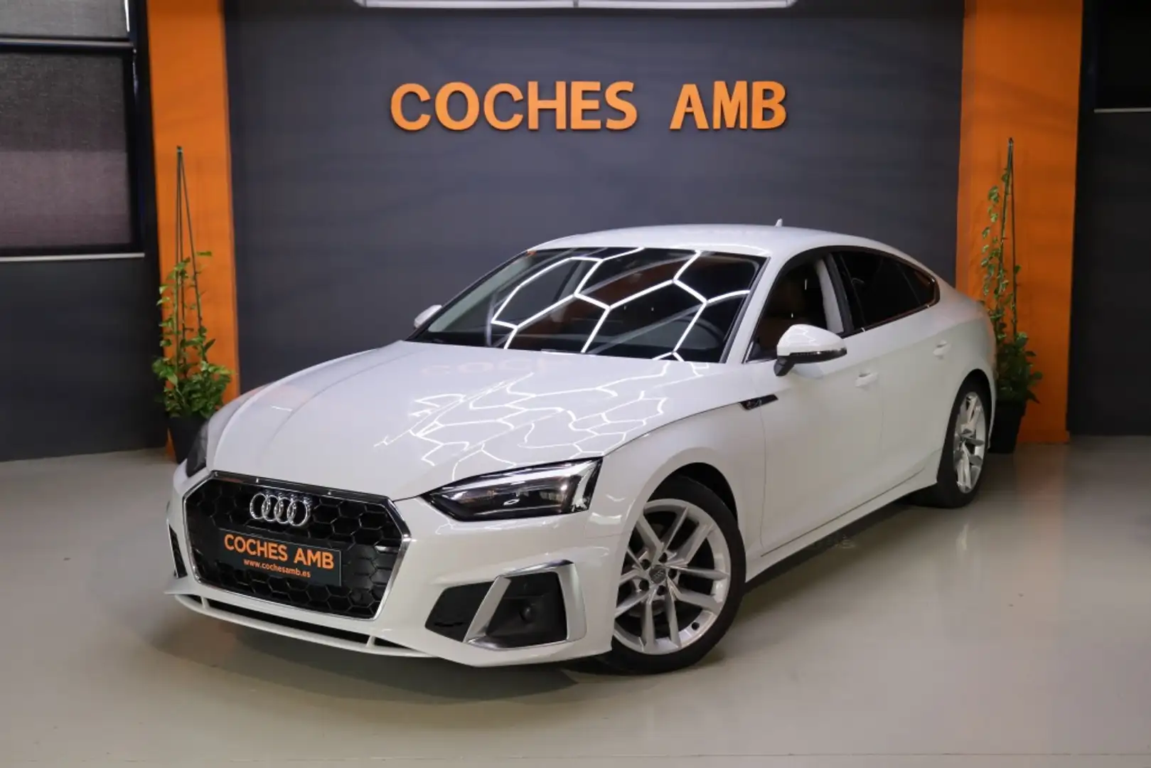 Audi A5 Sportback 35 TDI S line S tronic Weiß - 1