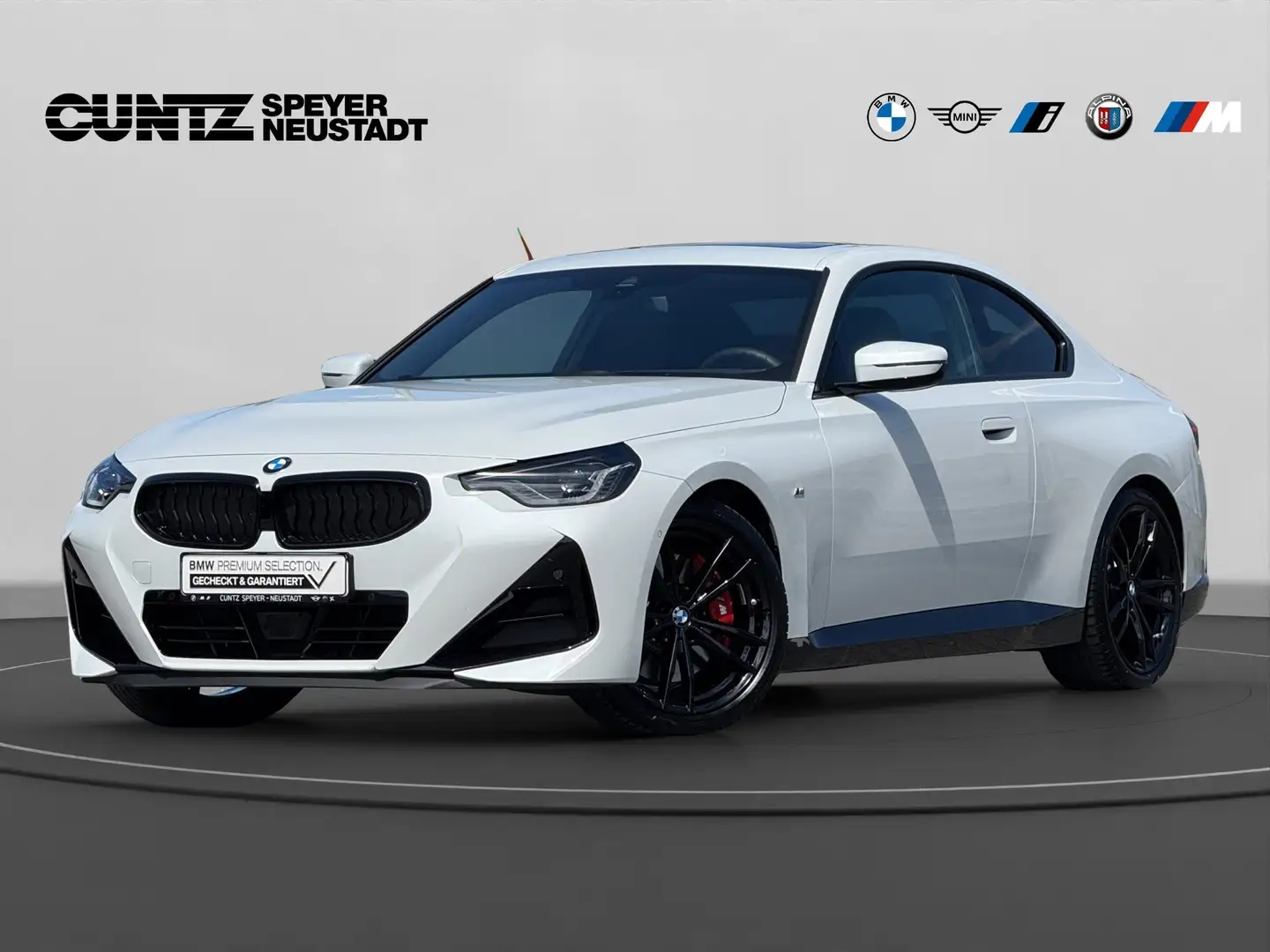 BMW 220 i Coupé M Sport Glasdach Adaptive LED DrivingAssis Weiß - 2