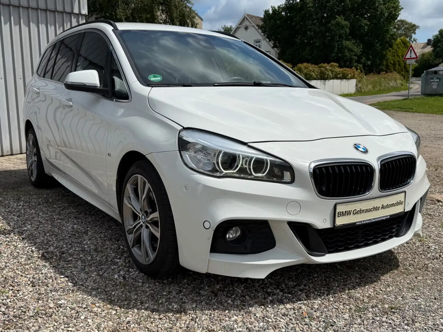 BMW 220 220iA GT M SPORT KEYLESS LEDER 7-SITZ LED NAVI Blanc - 2