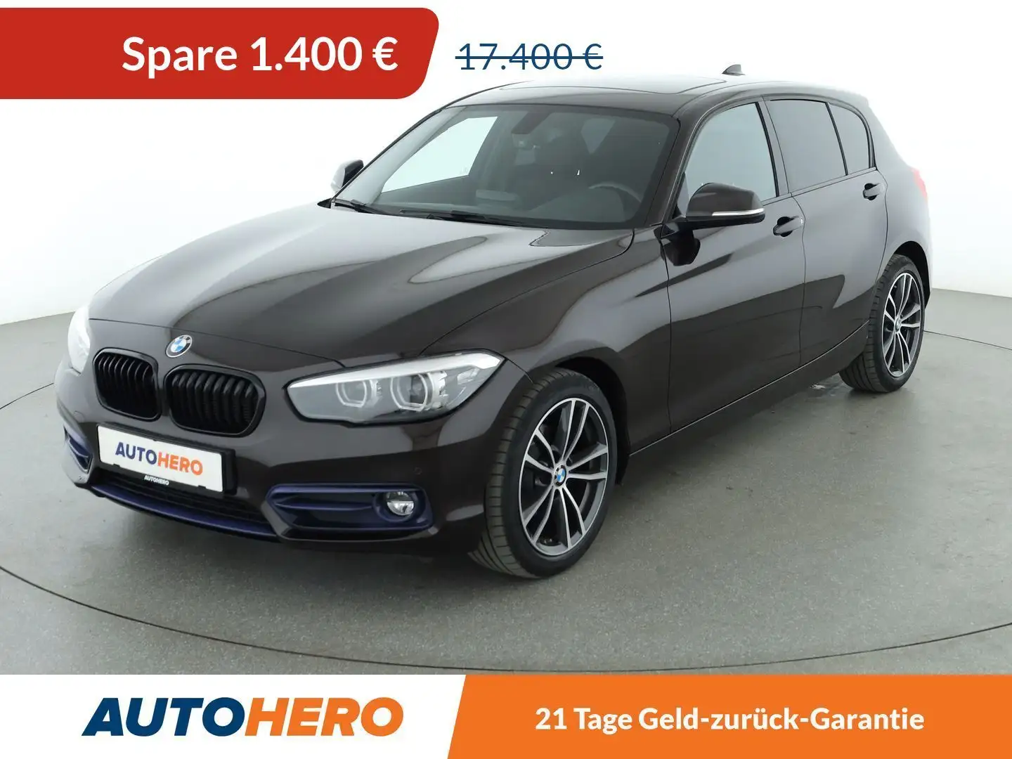 BMW 118 118i Edition Sport Line Shadow *NAVI*LED*TEMPO* Braun - 1