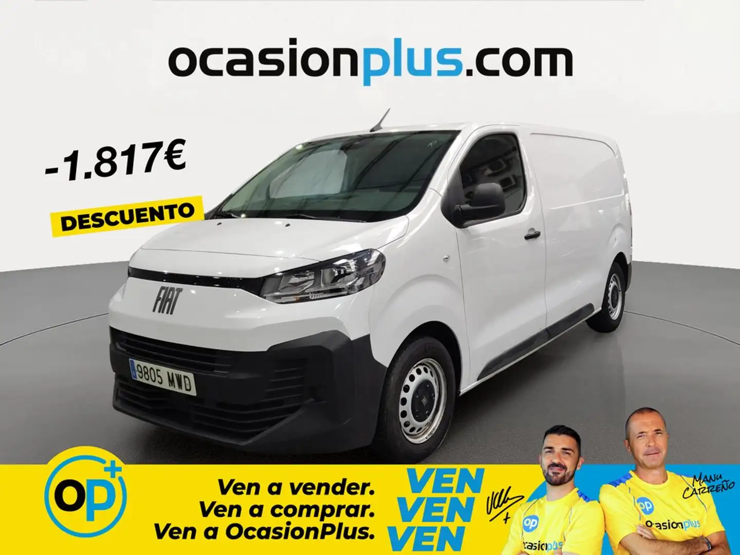 Fiat Scudo Furgón 1.5BlueHDI S&S L2 H1 88KW Blanco - 1