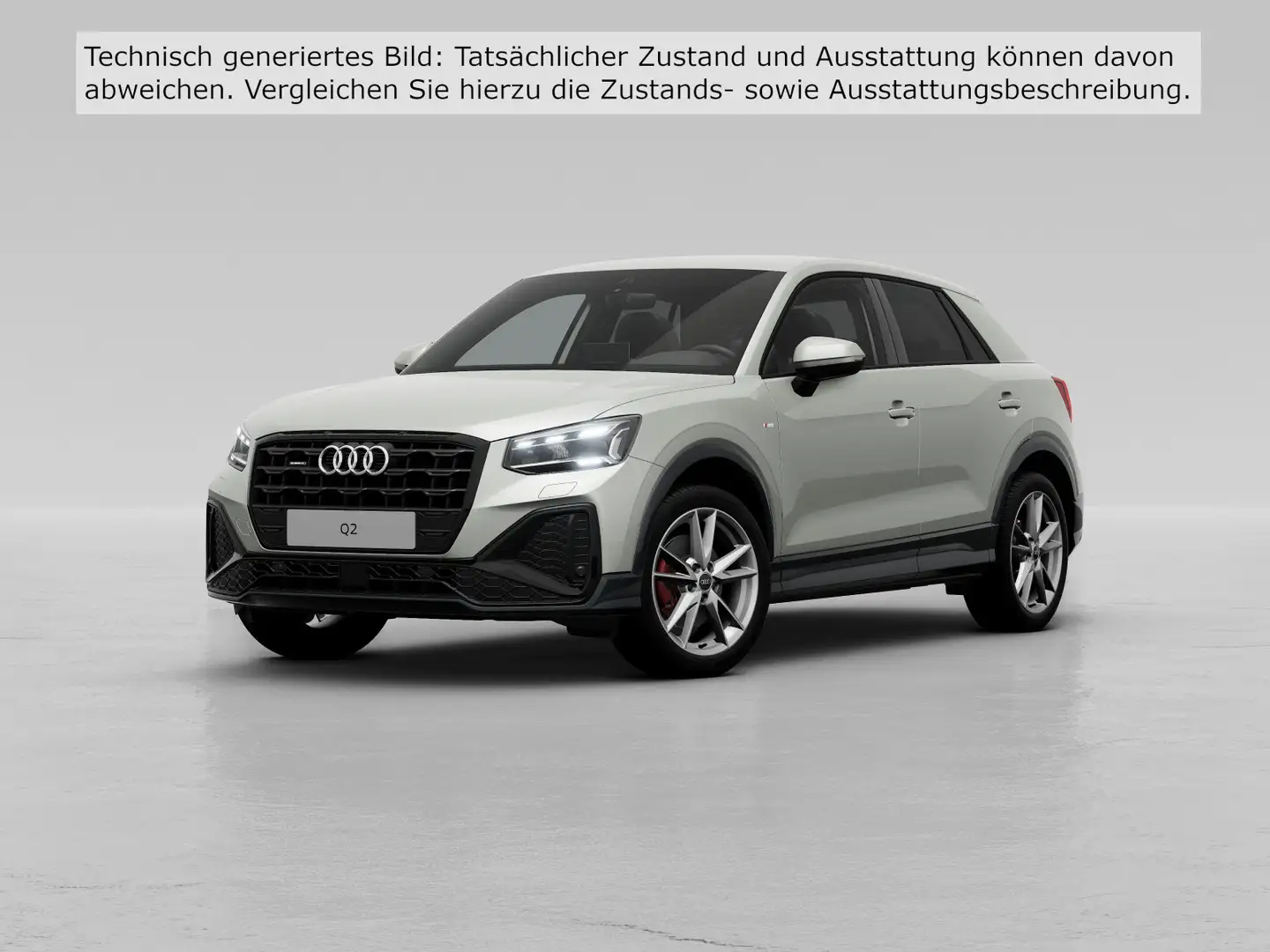 Audi Q2 40 TFSI Q 2x S LINE LEDER MATRIX SONOS AHK Silber - 2