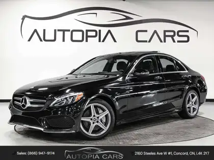 Black 2018 Mercedes-Benz C-Class Sedan All-Wheel Drive Automatic