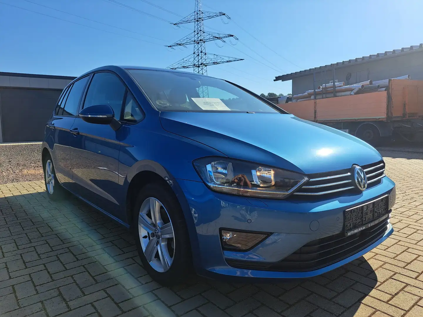 Volkswagen Golf Sportsvan Comfortline 1,2 TSI Navi//AHK//Sitzh.//Alu//PDC! Blauw - 2