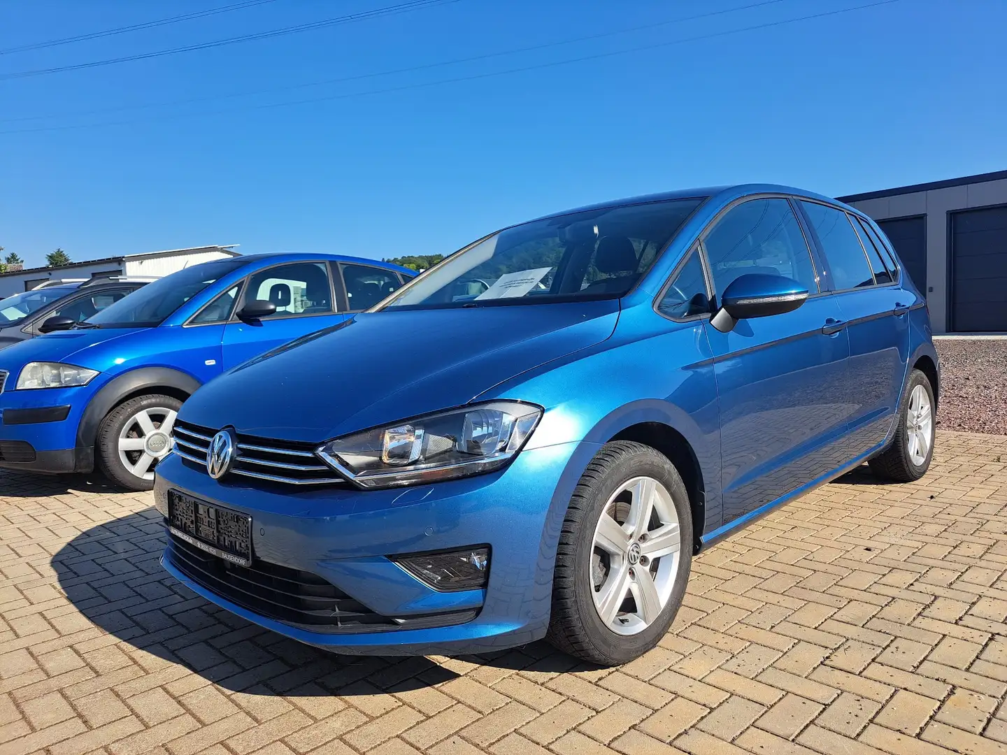 Volkswagen Golf Sportsvan Comfortline 1,2 TSI Navi//AHK//Sitzh.//Alu//PDC! Blauw - 1