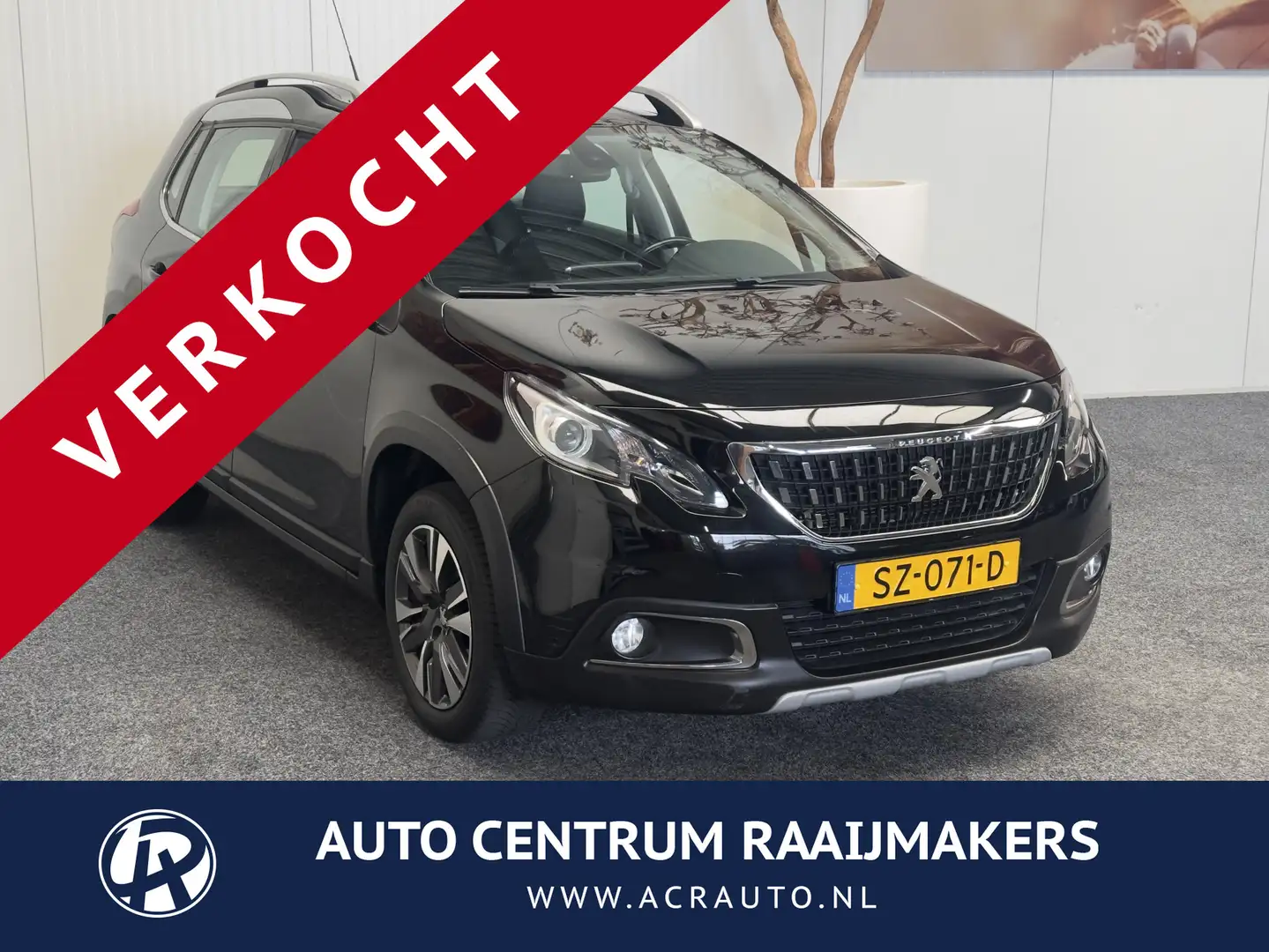 Peugeot 2008 1.2 PURE TECH ALLURE NAVIGATIE CRUISE CONTROL CLIM Schwarz - 1