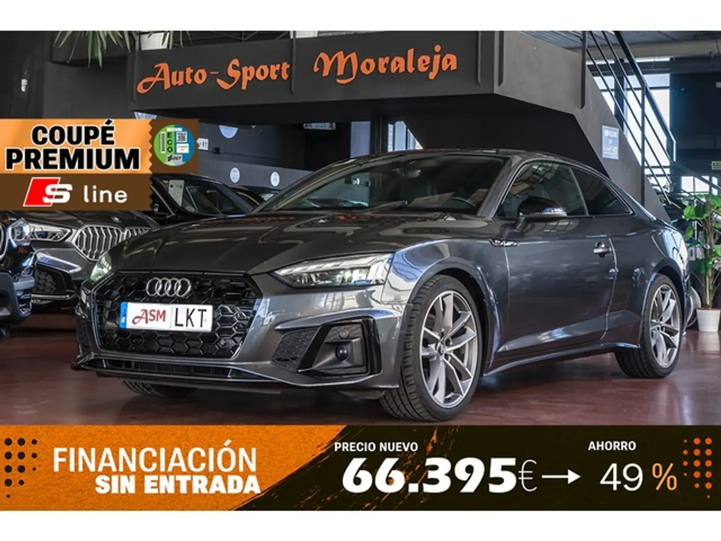Audi A5 Coupé 35 TDI Black line S tronic Szürke - 1