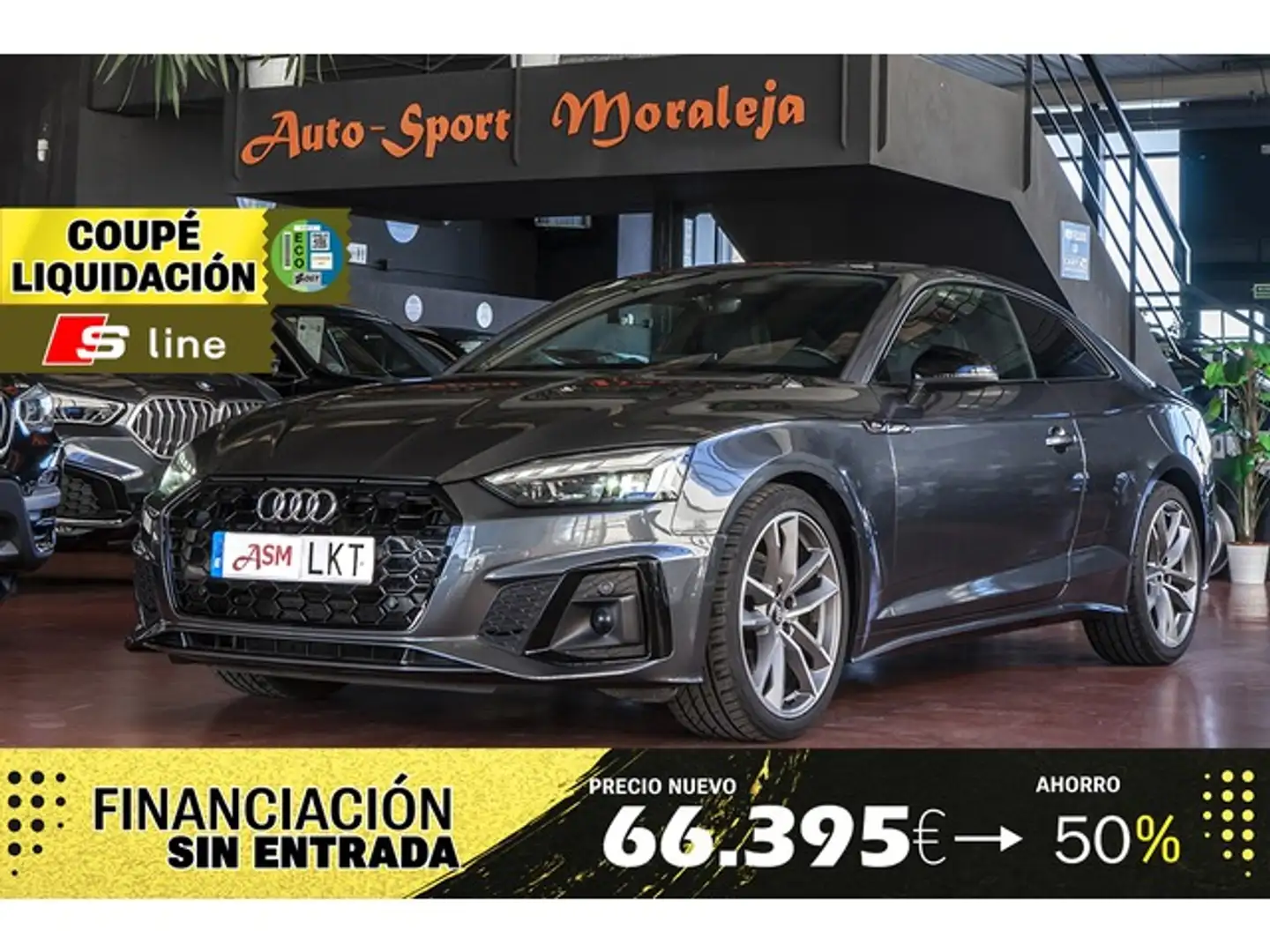 Audi A5 Coupé 35 TDI Black line S tronic Szürke - 1