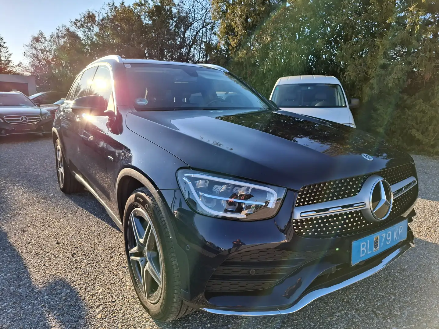 Mercedes-Benz GLC 300 de 4Matic AMG 1.BESITZ+Anhängerkuppl. AKTION Blauw - 1