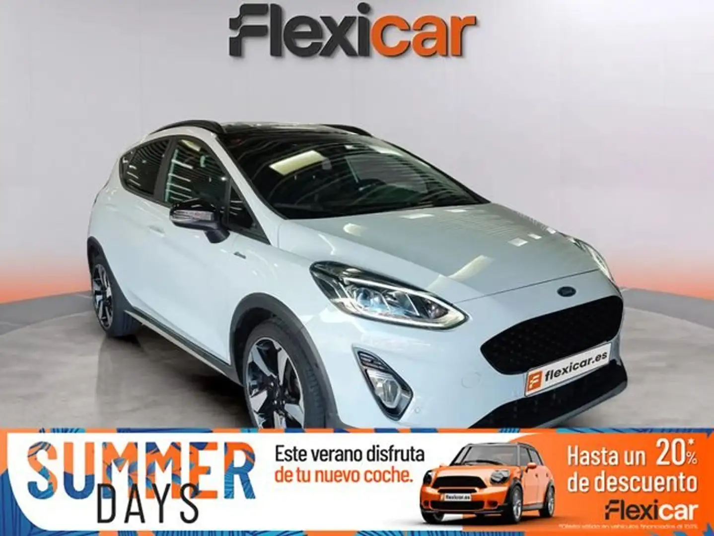 Ford Fiesta 1.0+EcoBoost+MHEV+92kW+Active+X+5p Blanco - 1