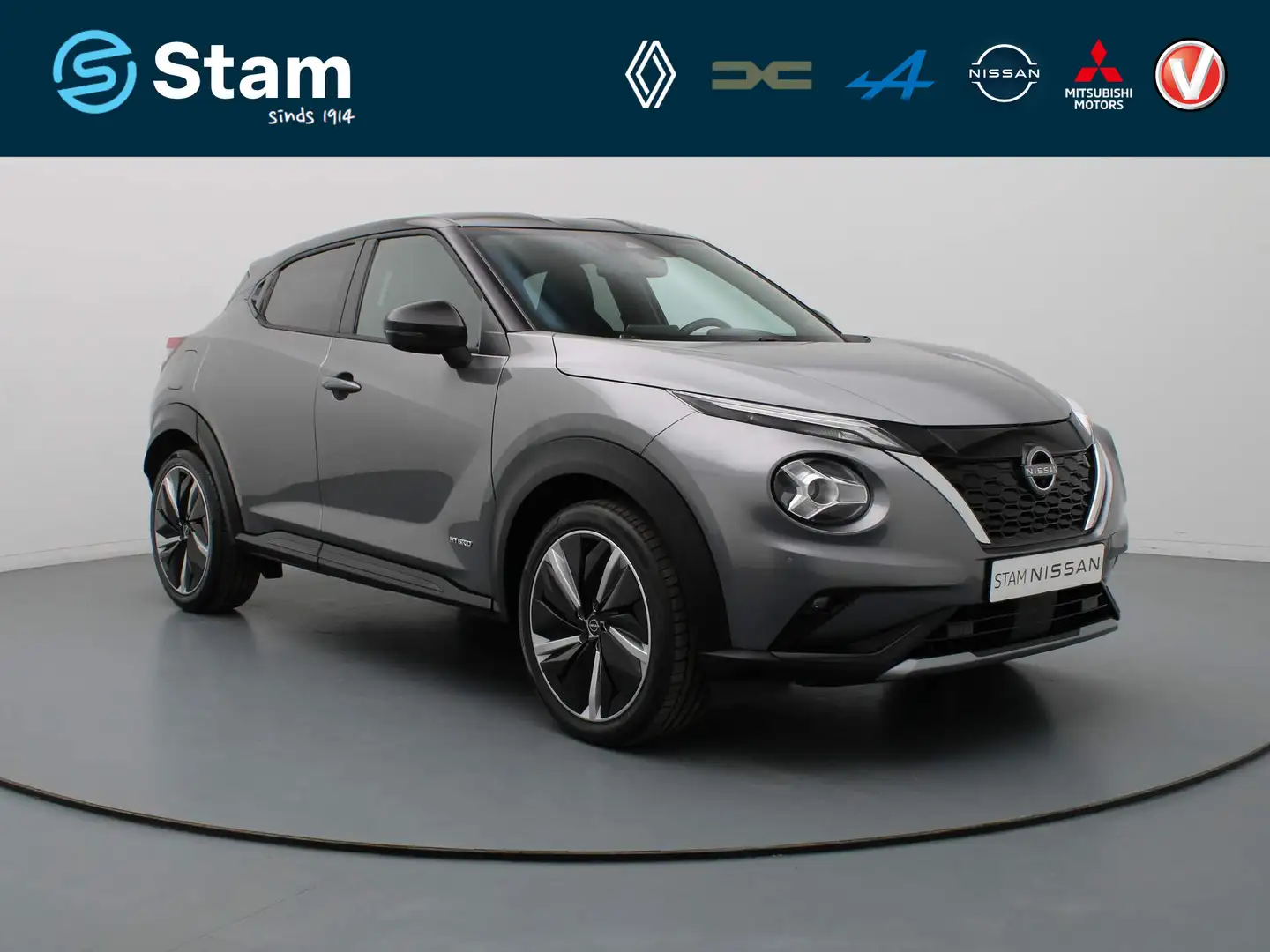 Nissan Juke 143pk Hybrid N-Design Adapt. cruise | 360° Camera Grijs - 1
