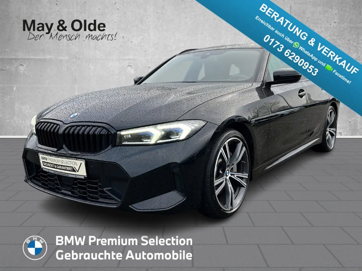 BMW 330 d xDrive Touring M Sport LED ACC Kamera HiFi Schwarz - 1