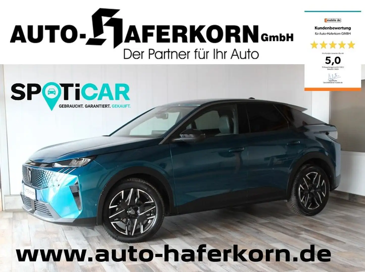 Peugeot 3008 Hybrid 136 Allure*LED*SZHZG*DAB*NAVI*ACC Blauw - 1
