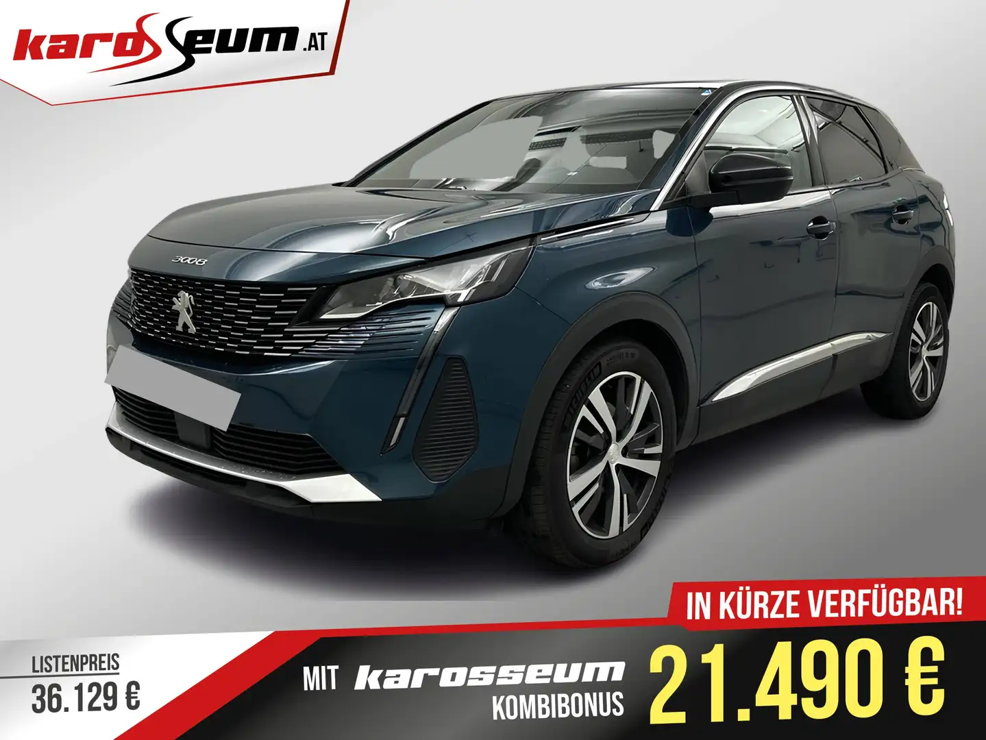 Peugeot 3008 Allure Pack Aut. | TRAUM-SUV | Rückfahrkamera | LE Blau - 1