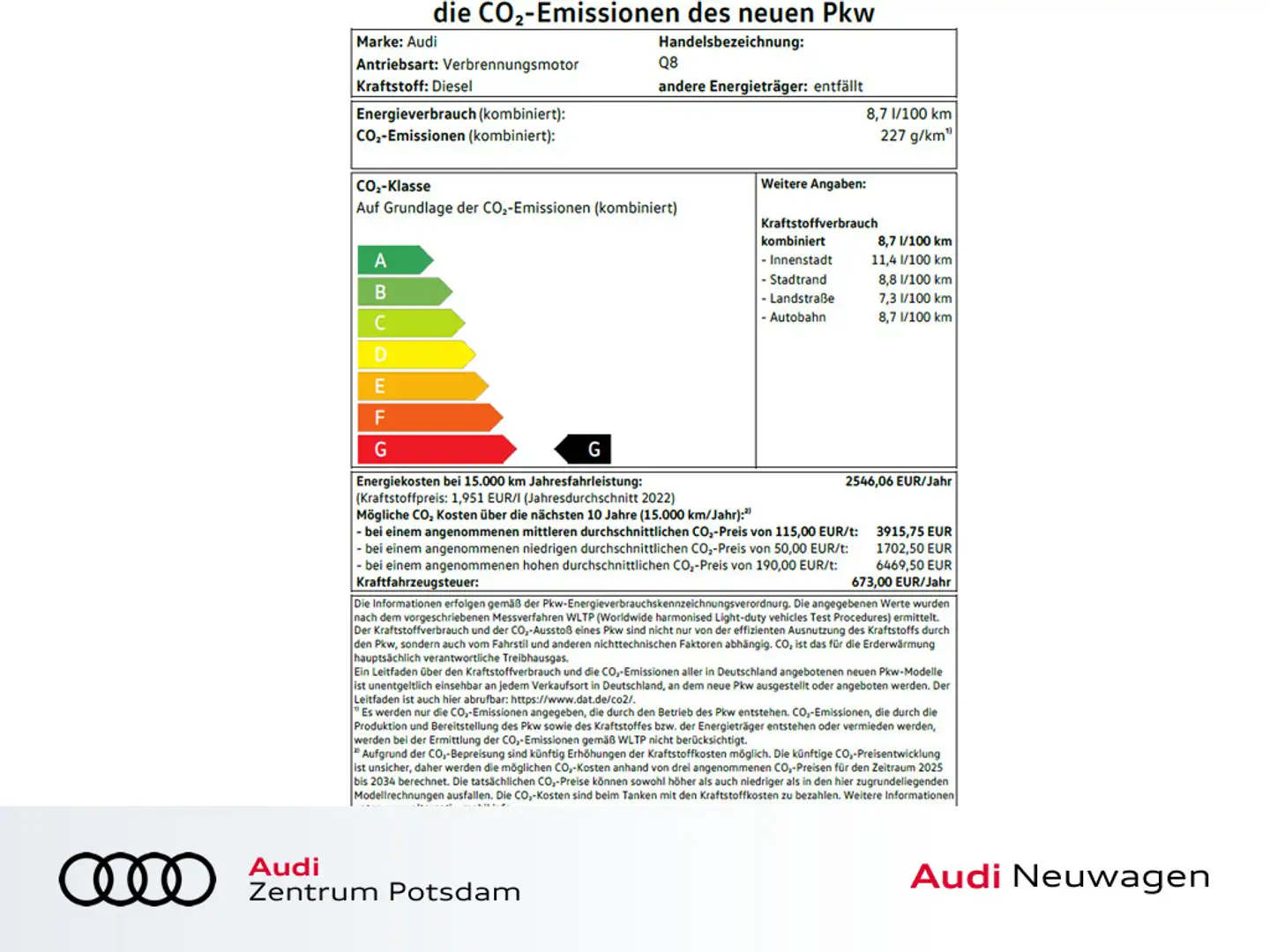 Audi Q8 SUV 50 TDI quattro 210286 kWPS tiptronic Zilver - 2