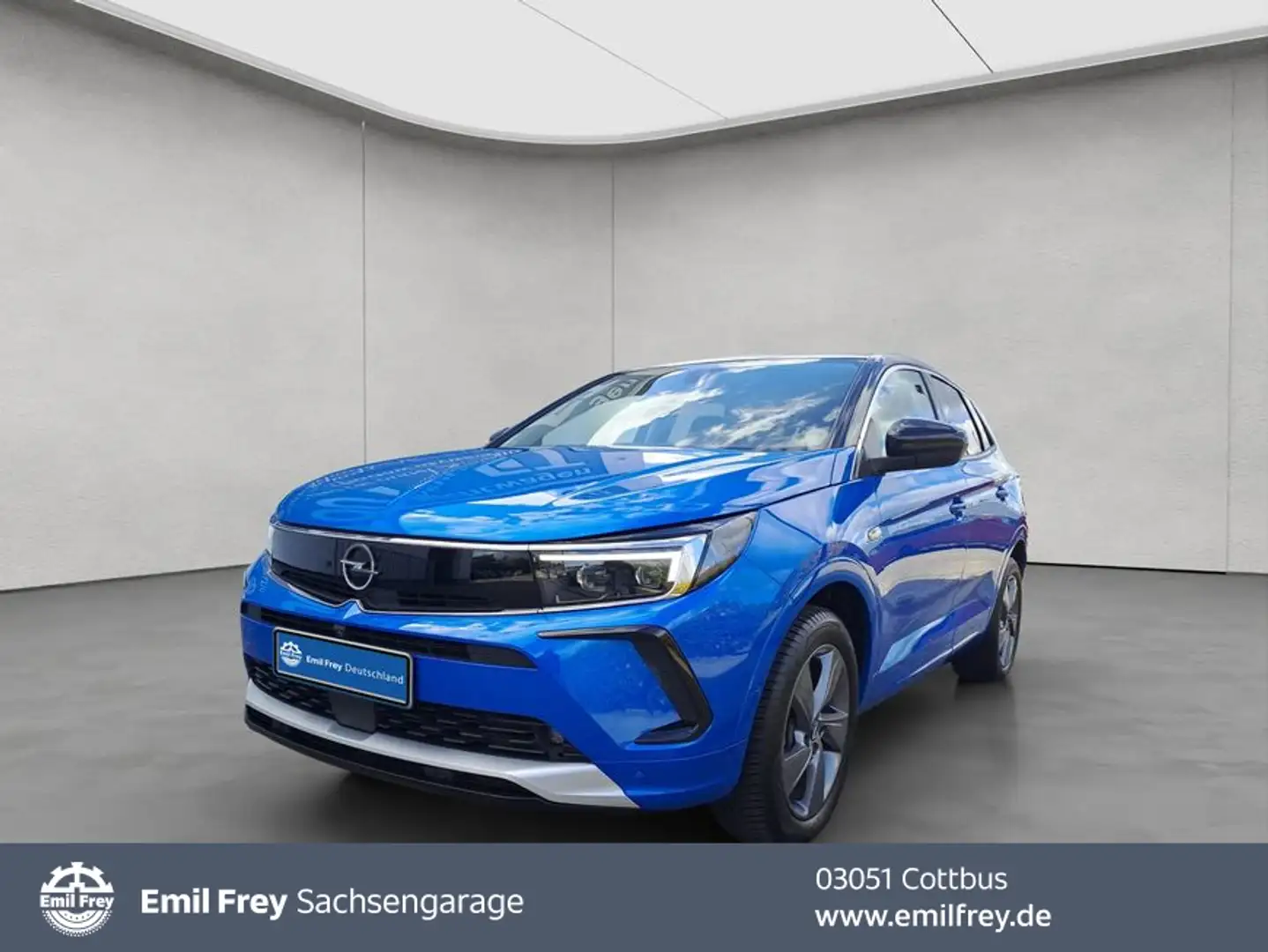 Opel Grandland Grandland 1.2 Automatik Elegance AHZV Matrix-LED Blau - 1