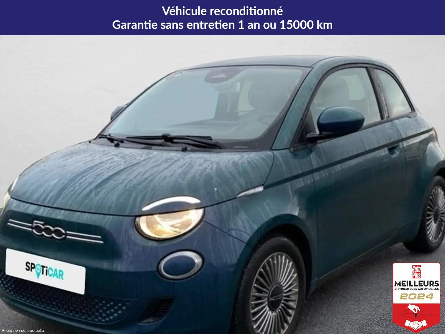 Fiat 500 E 118 ch nouvelle 500 Bleu - 1