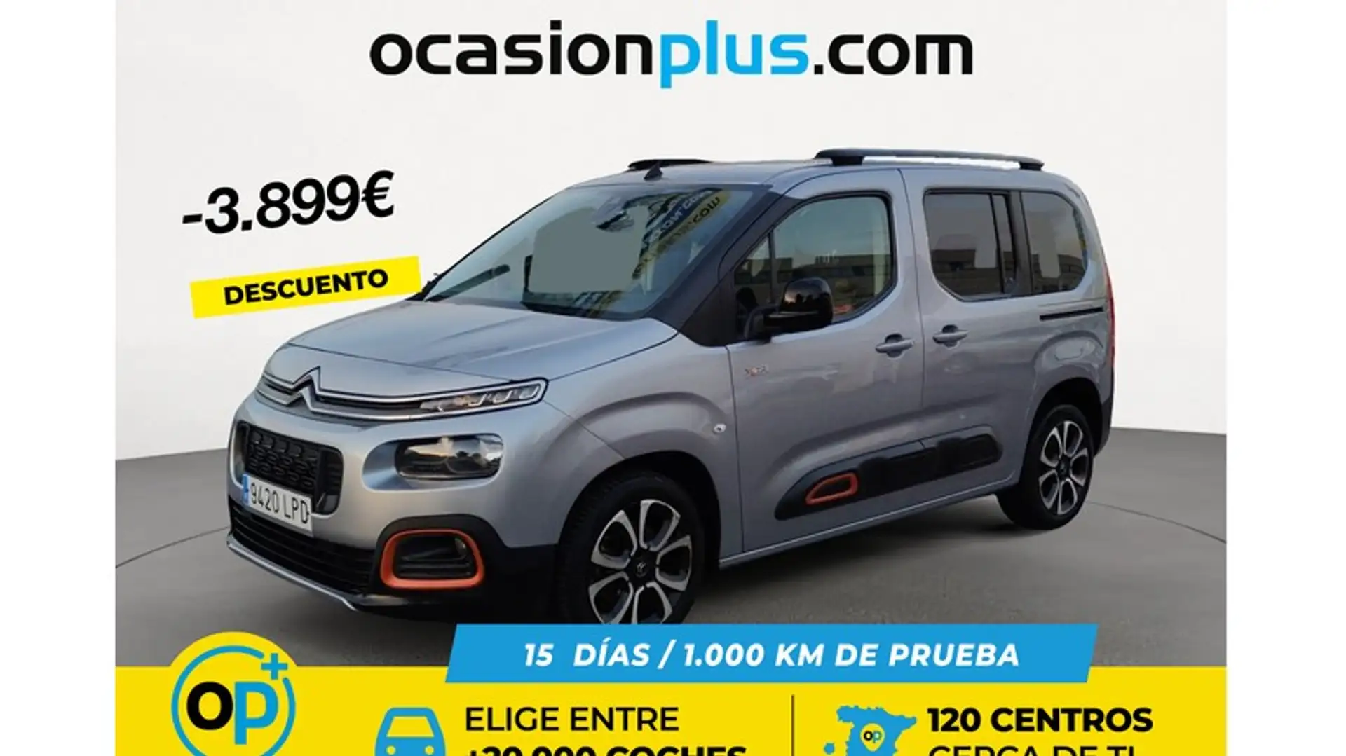 Citroen Berlingo M1 BlueHDi S&S Talla M Shine 130 Gris - 1