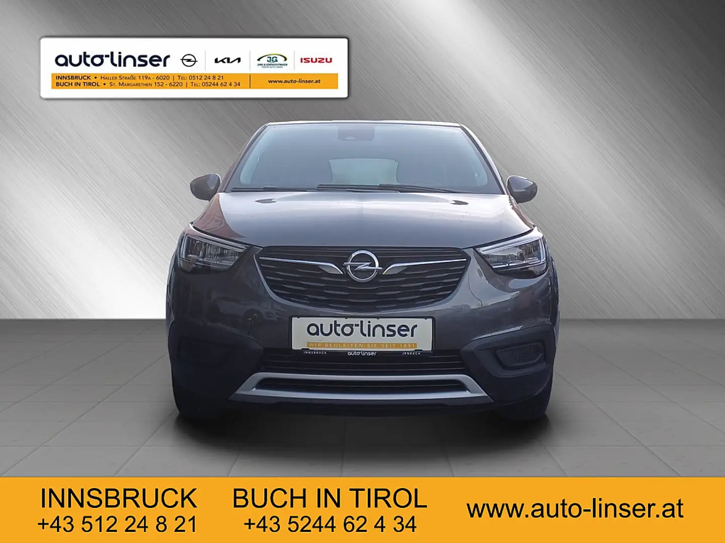 Opel Crossland X 1,2 Turbo ECOTEC Direct Injection Edition St./St Grau - 2