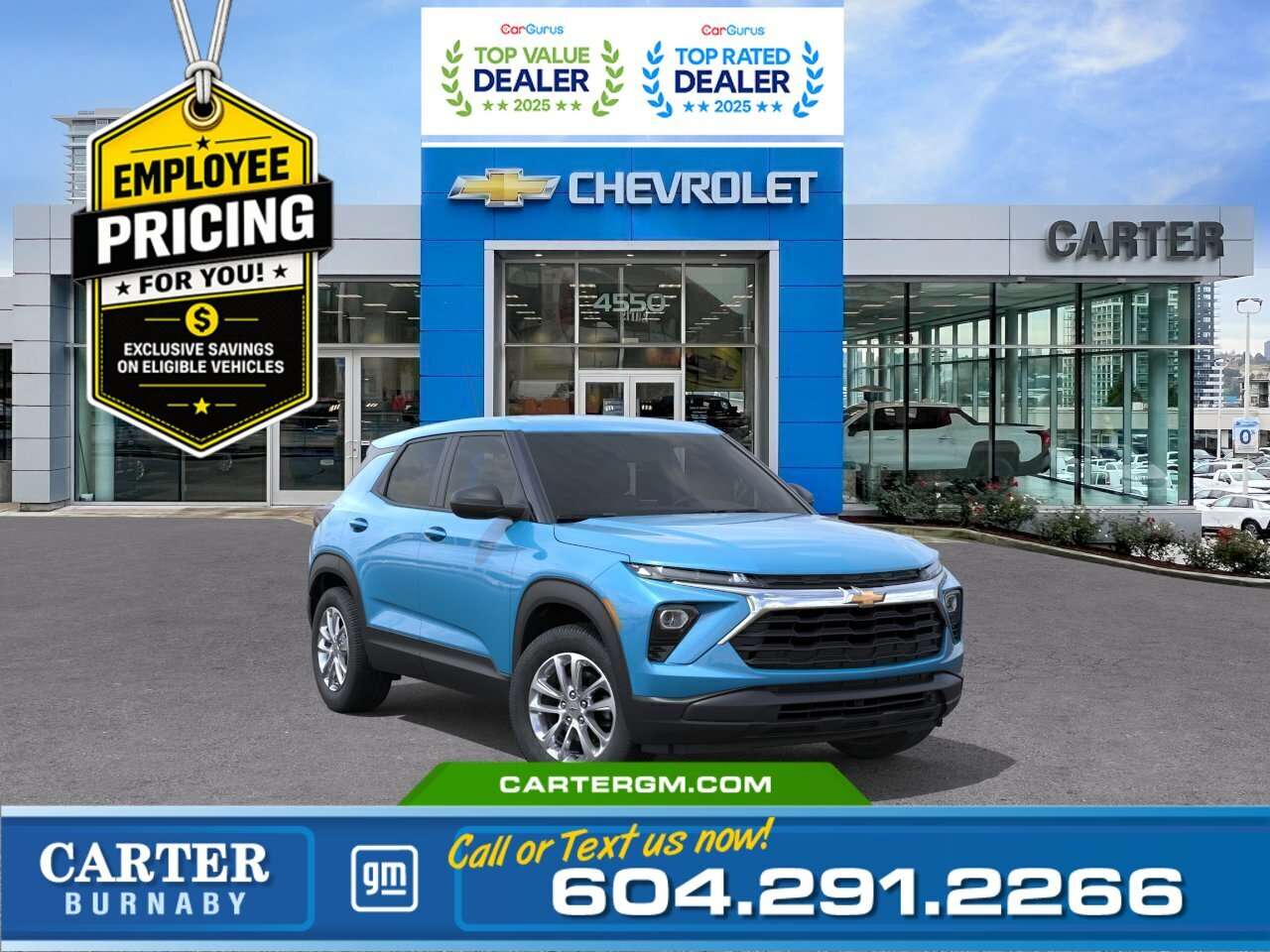 Blue 2026 Chevrolet Trailblazer SUV / Crossover Four-Wheel Drive Automatic