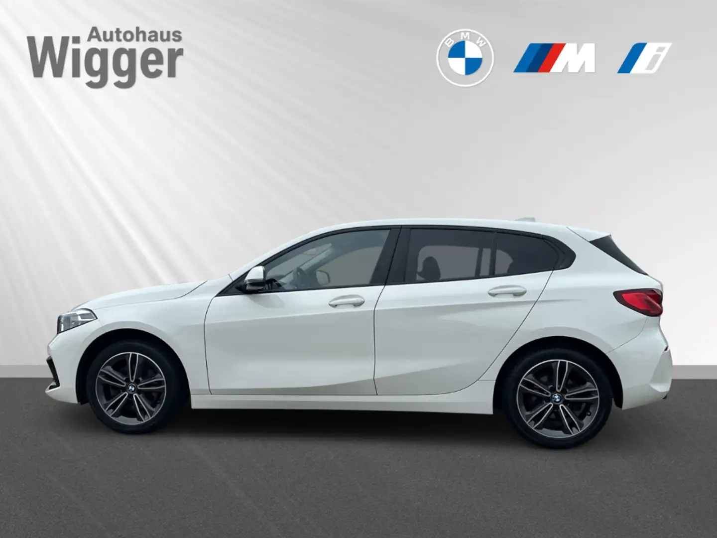 BMW 116 i Aut. Sport Line/Navigation/Soundsystem/LED Weiß - 2