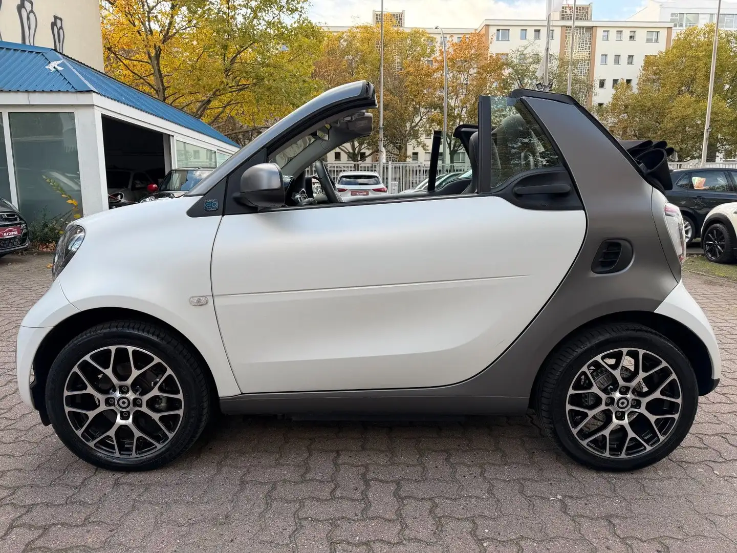 smart forTwo fortwo Cabrio EQ*EXCL*60kW**LEDER*JBL*KAM*22kW Grau - 2
