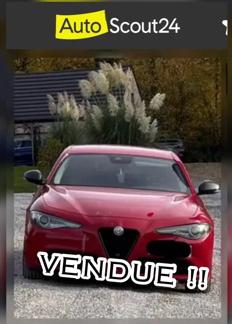 Alfa Romeo Giulia Giulia 2.2 JTDm B-Tech (EU6d-TEMP) Rood - 1