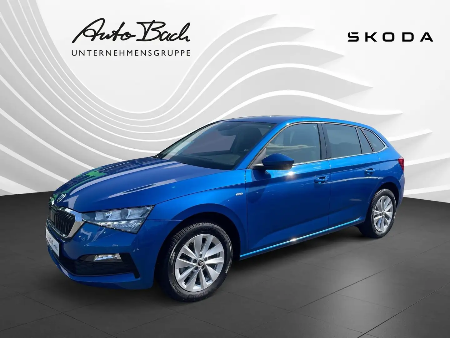 Skoda Scala Ambition 1.5 TSI 110 kW DSG Blauw - 1
