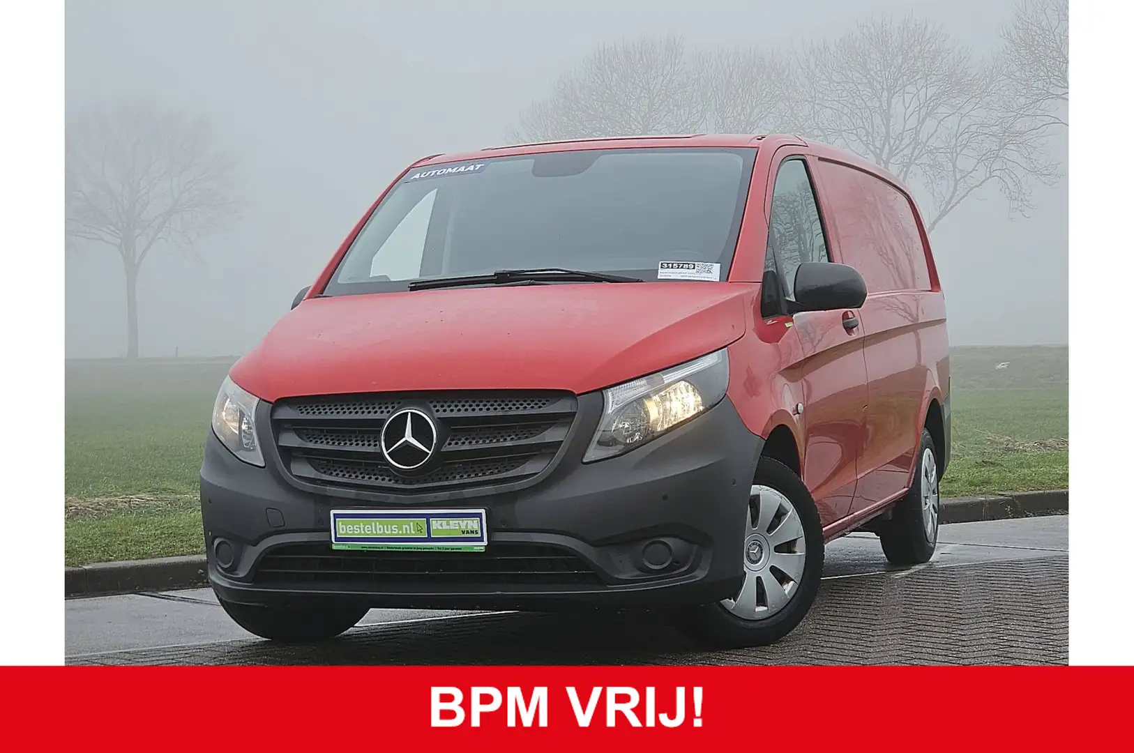 Mercedes-Benz Vito 114 CDI L2 Airco/ECC Automaat 136Pk Euro6! Rosso - 2