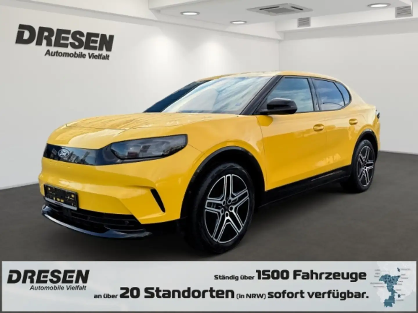 Ford Capri AWD Premium B & O+Massagesitze+Keyless+PDCv+h Gelb - 1