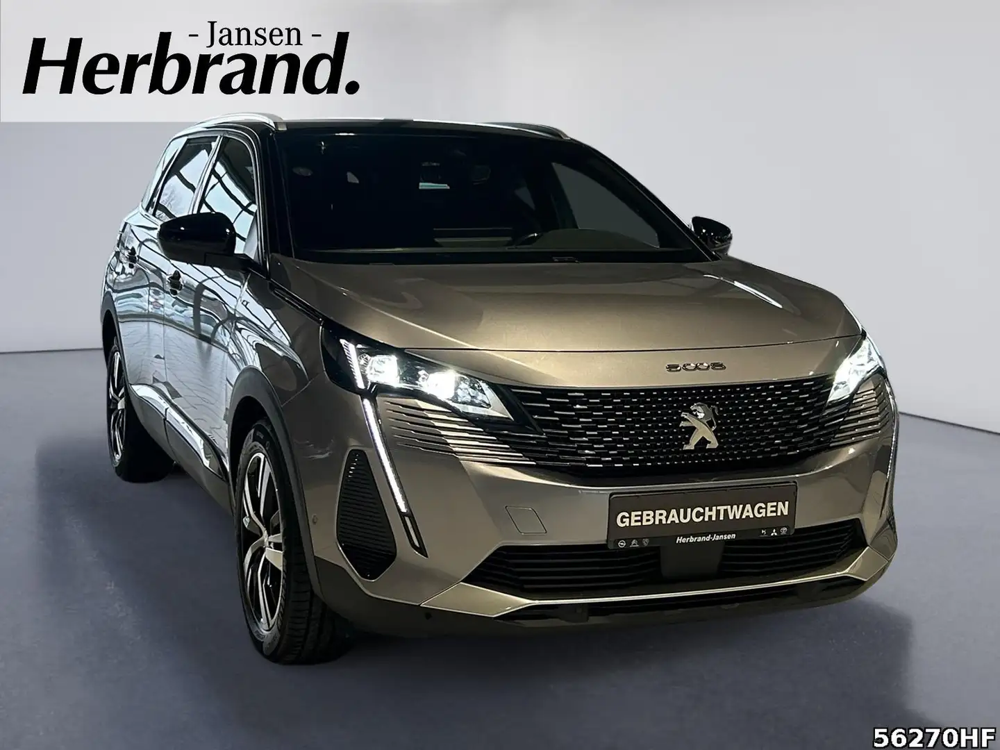 Peugeot 5008 GT +LED+NAVI+SHZ+ABSTANDSTEMPOMAT+CARPLAY+ Gris - 2